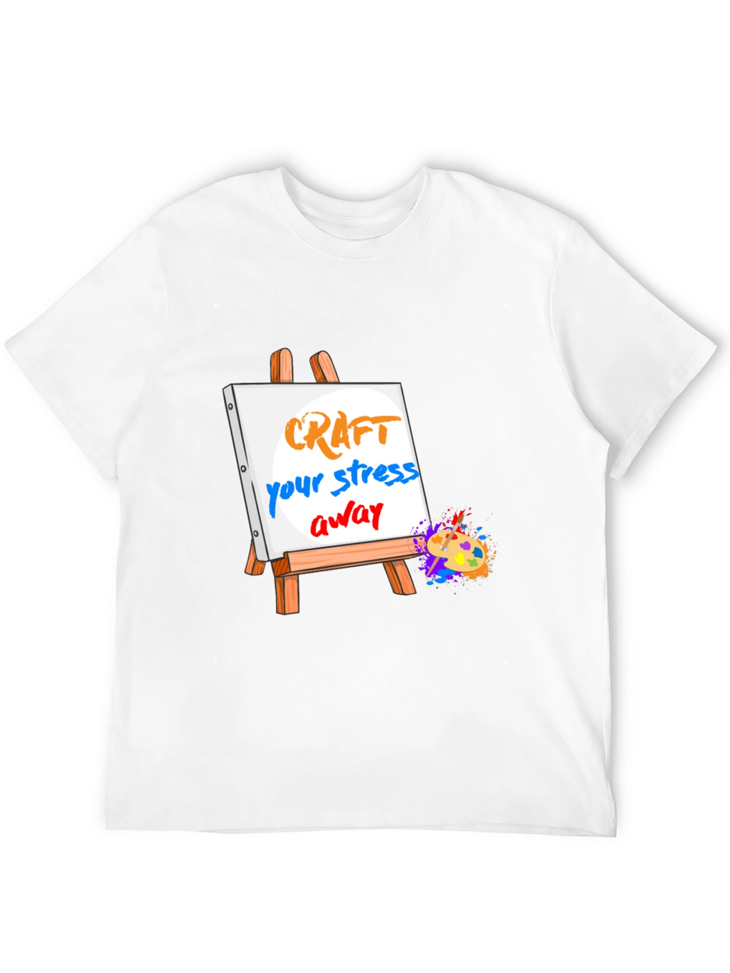 Craft Your Stress Away Black T-Shirt