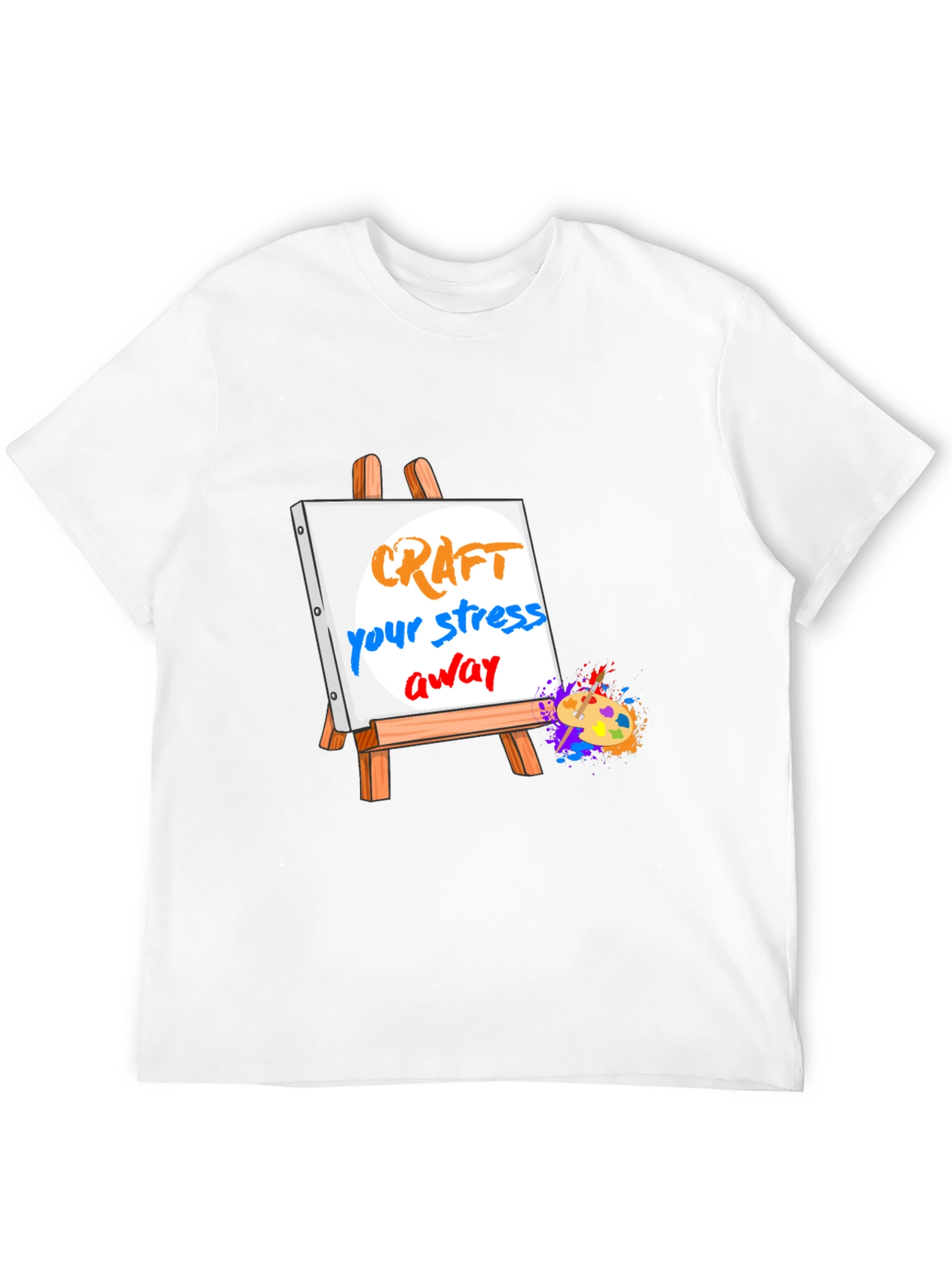 Craft Your Stress Away Black T-Shirt