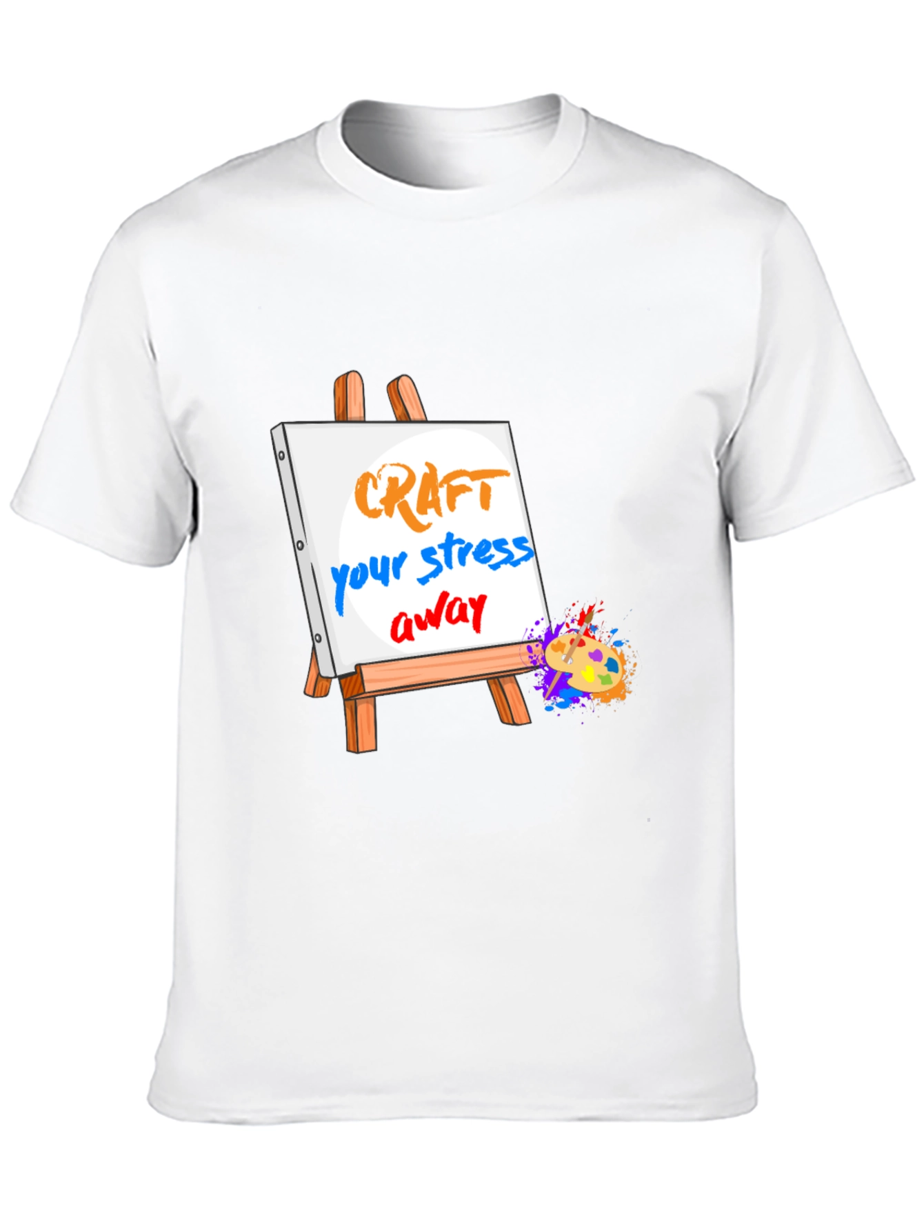 Craft Your Stress Away Black T-Shirt