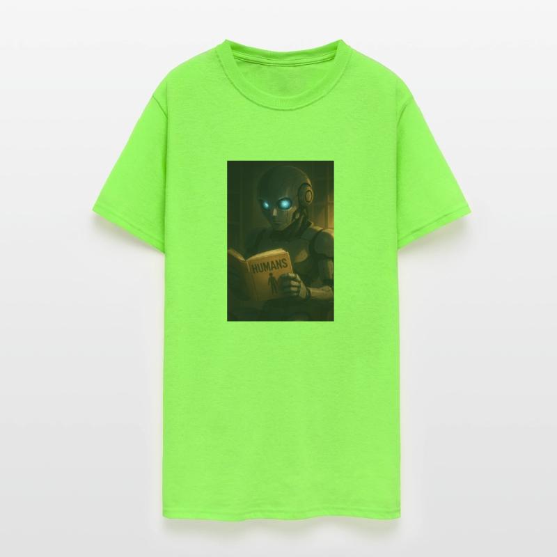 Curious Robot Reading About Humans