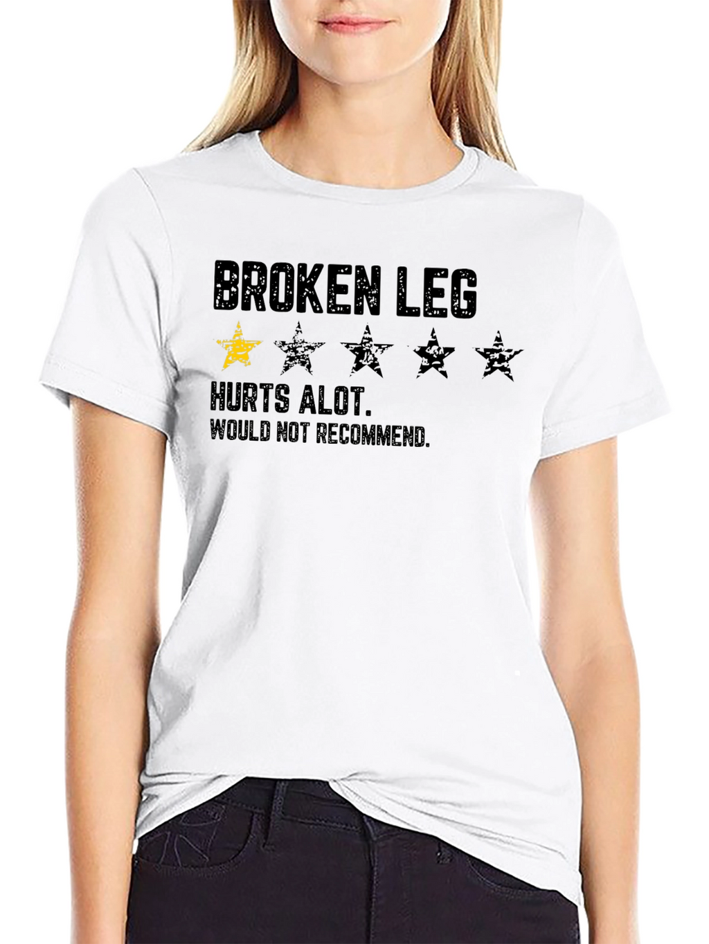Broken Leg T-Shirt - Hurts Alot