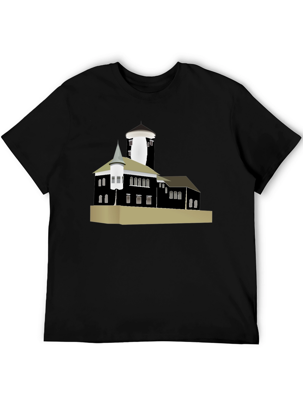 Building Graphic T-Shirt - Black