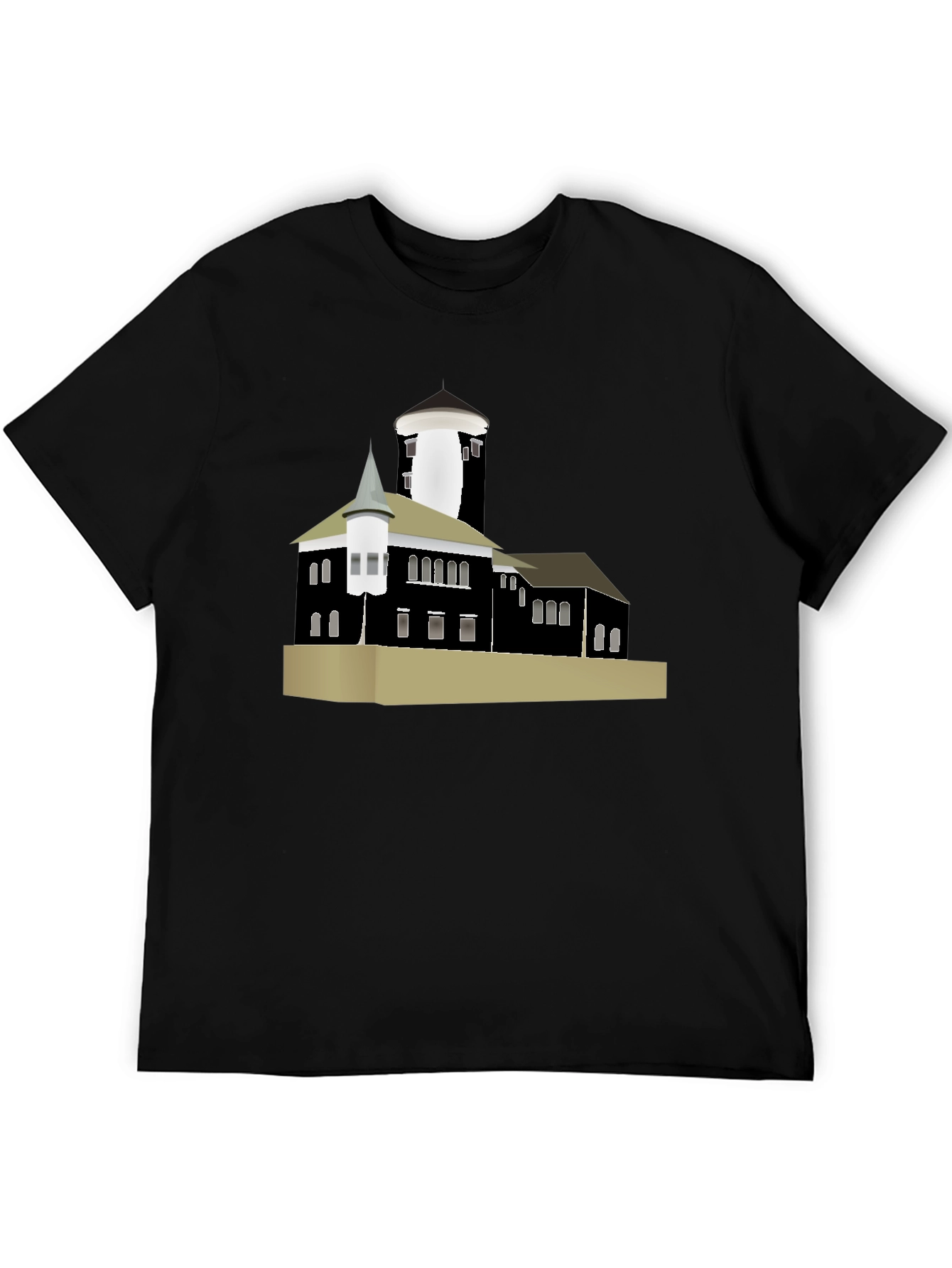 Building Graphic T-Shirt - Black