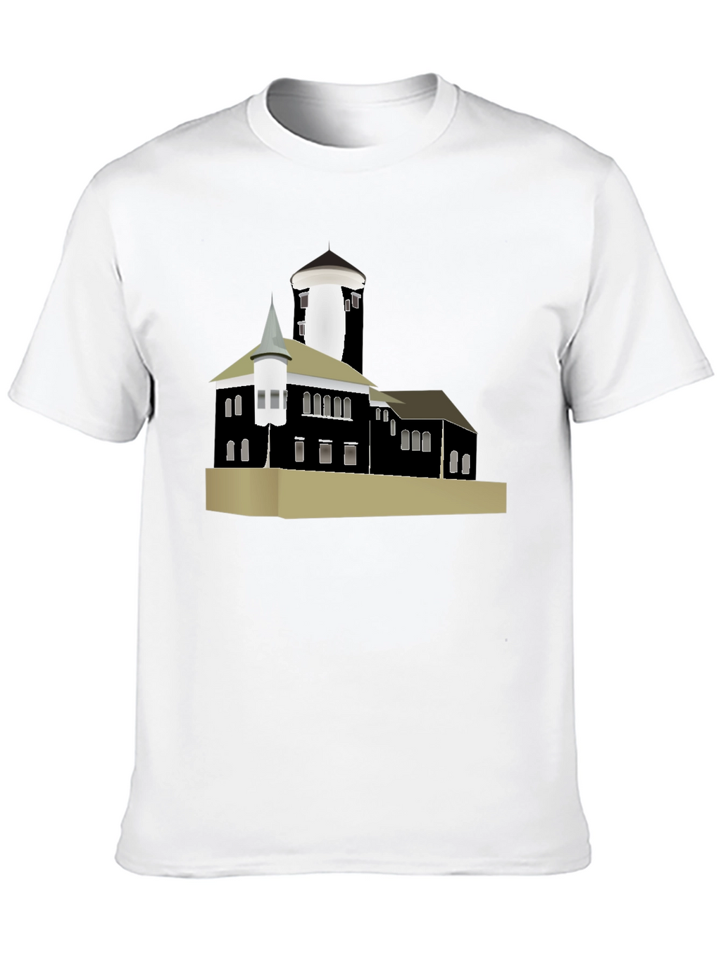 Building Graphic T-Shirt - Black