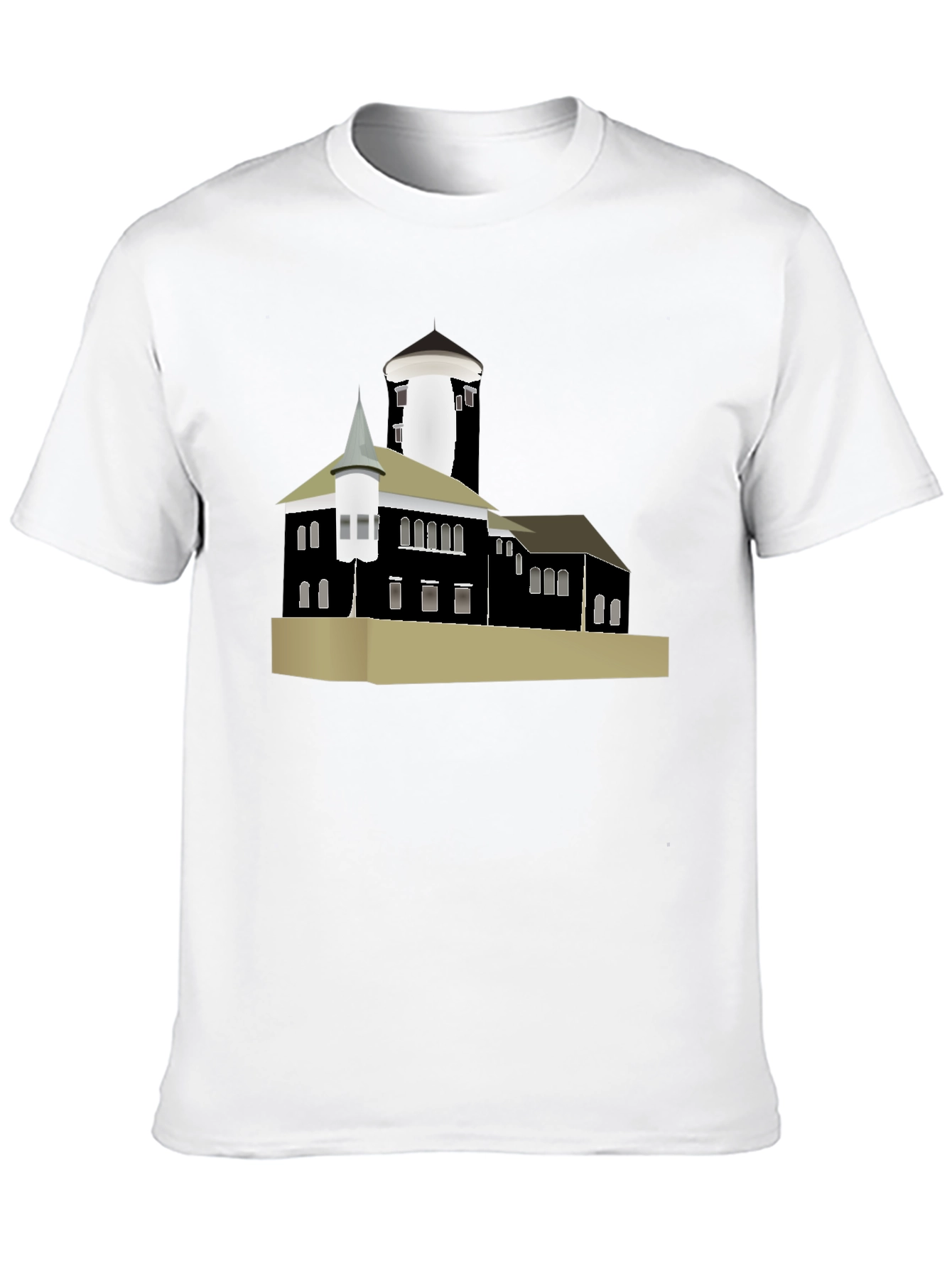 Building Graphic T-Shirt - Black