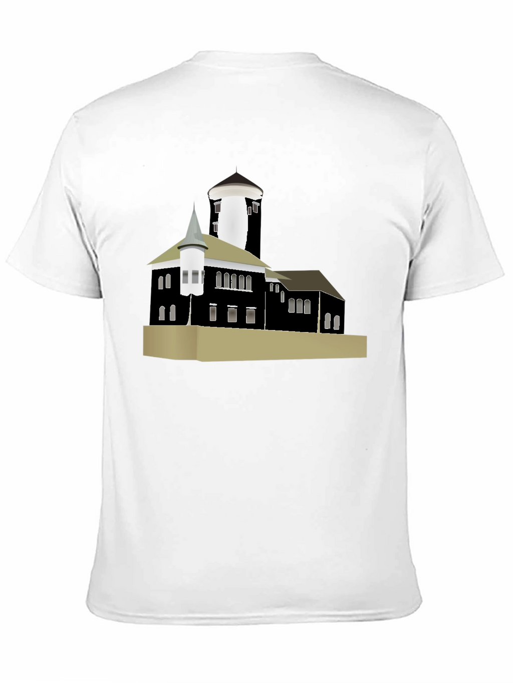 Building Graphic T-Shirt - Black