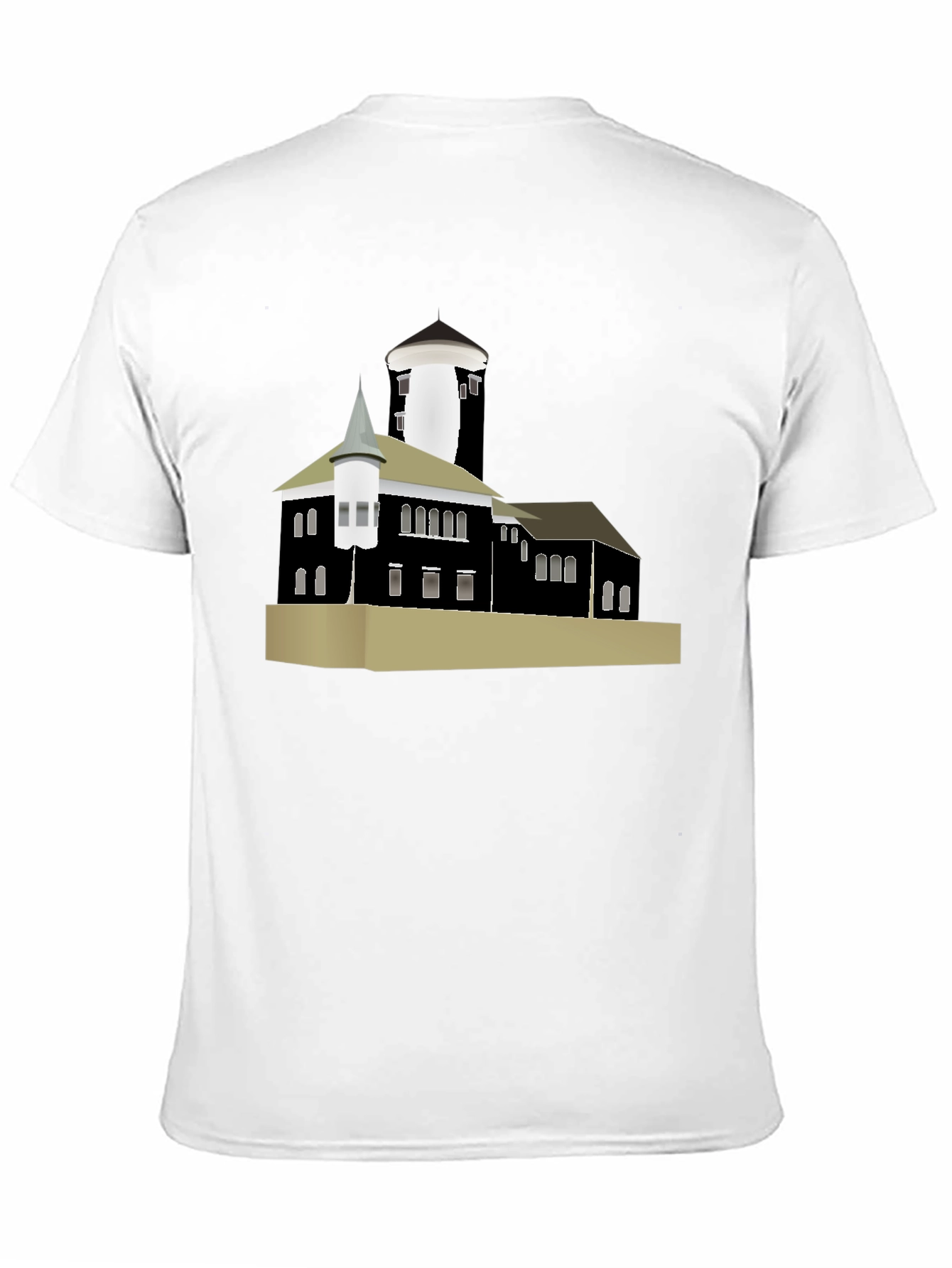 Building Graphic T-Shirt - Black