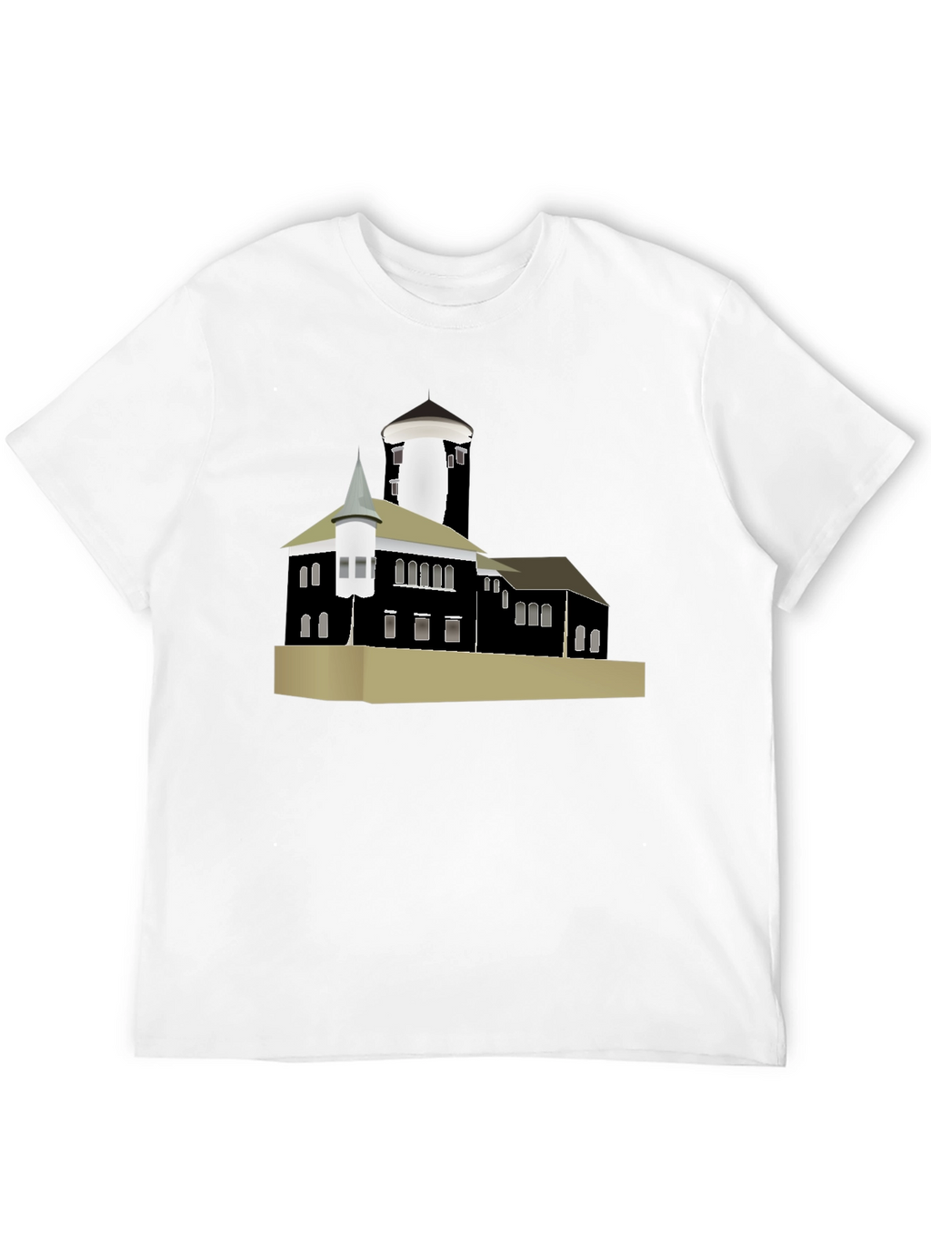 Building Graphic T-Shirt - Black