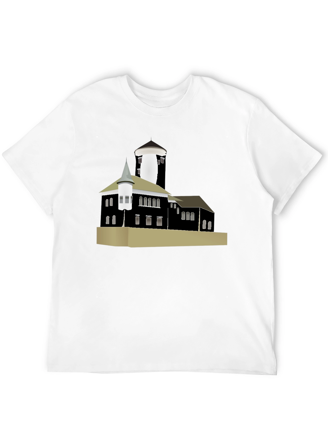 Building Graphic T-Shirt - Black