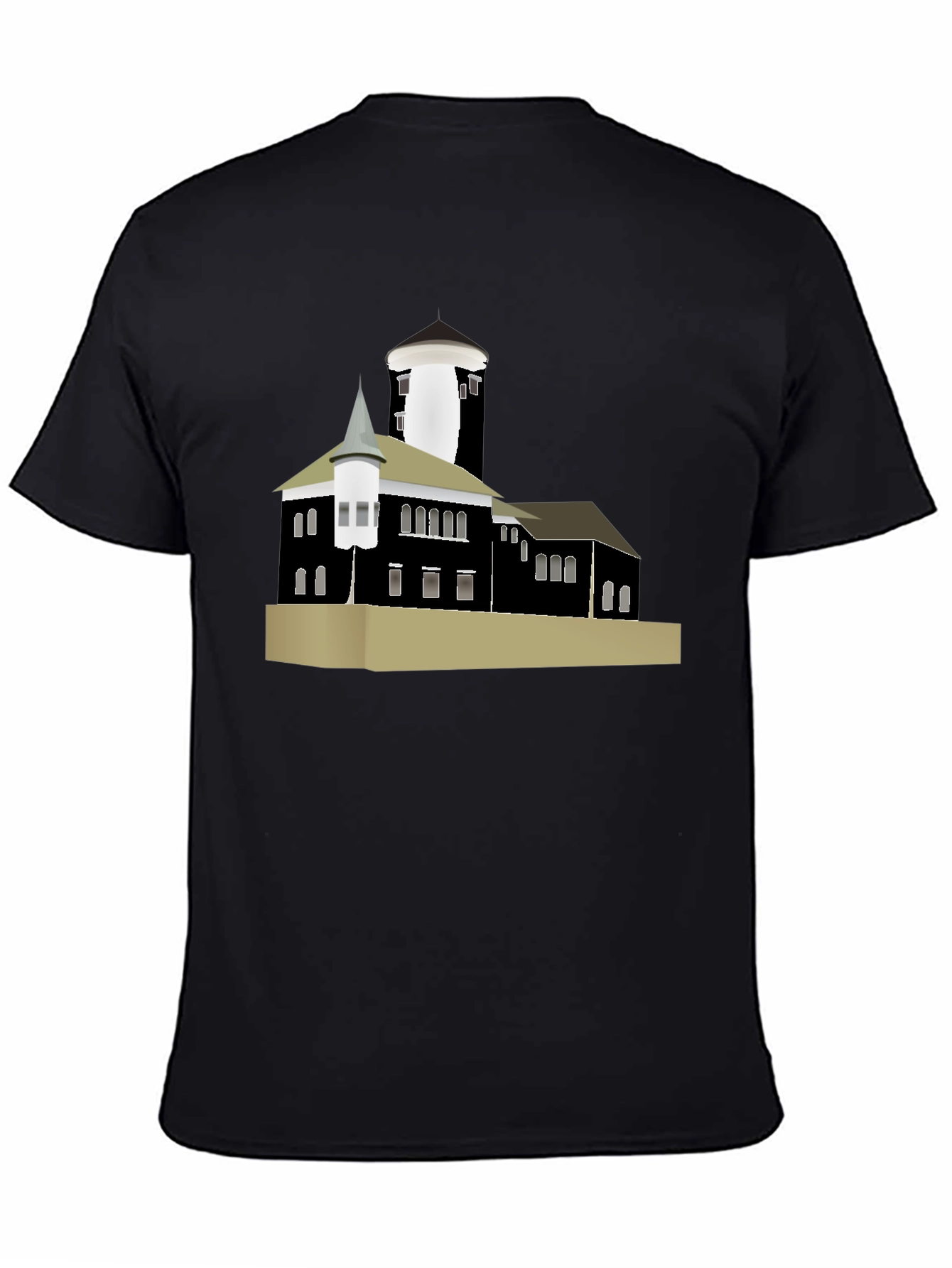 Building Graphic T-Shirt - Black