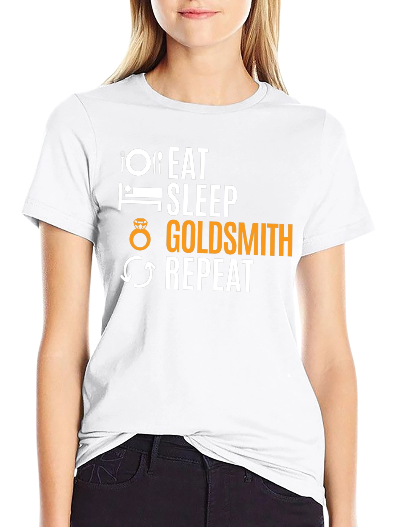 Eat Sleep Goldsmith Repeat T-Shirt