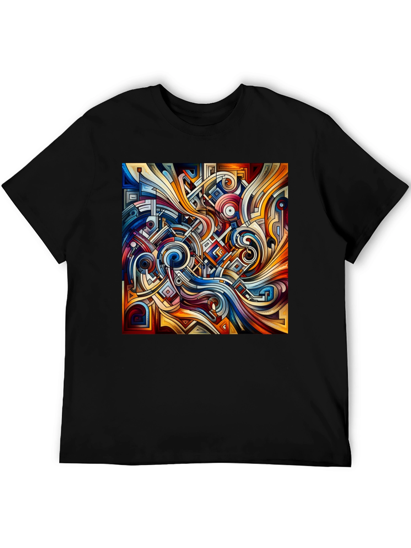 Abstract Art Tee: Modern Graphic Print Shirt