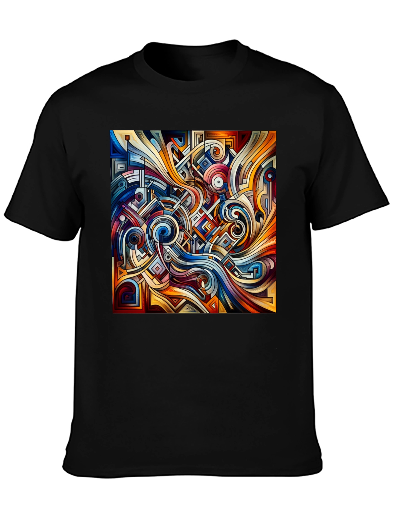 Abstract Art Tee: Modern Graphic Print Shirt