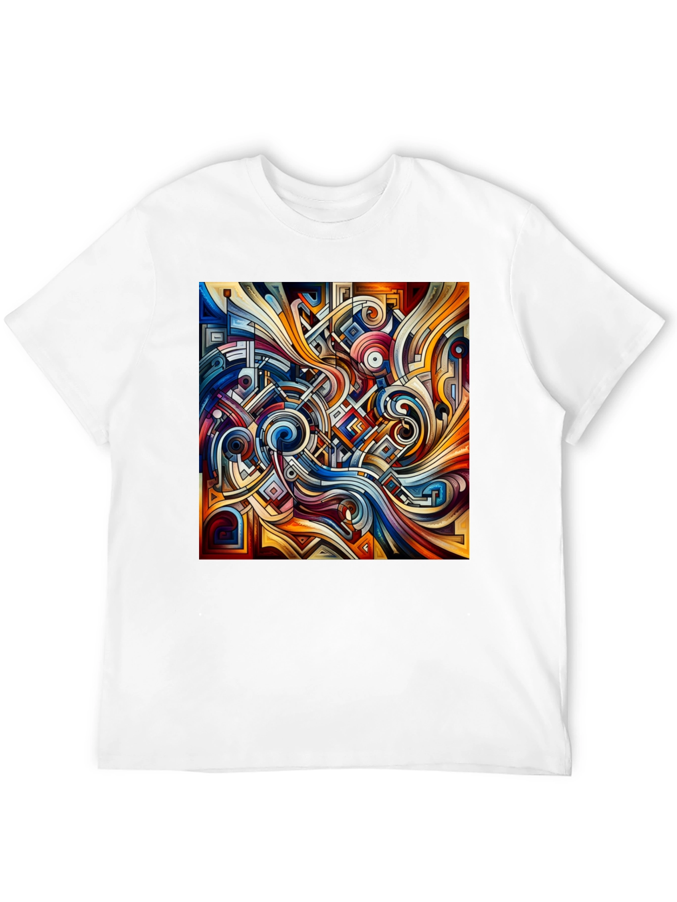 Abstract Art Tee: Modern Graphic Print Shirt