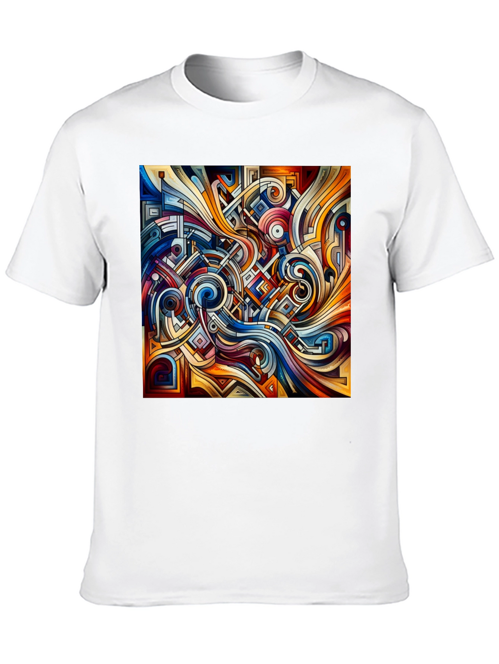 Abstract Art Tee: Modern Graphic Print Shirt
