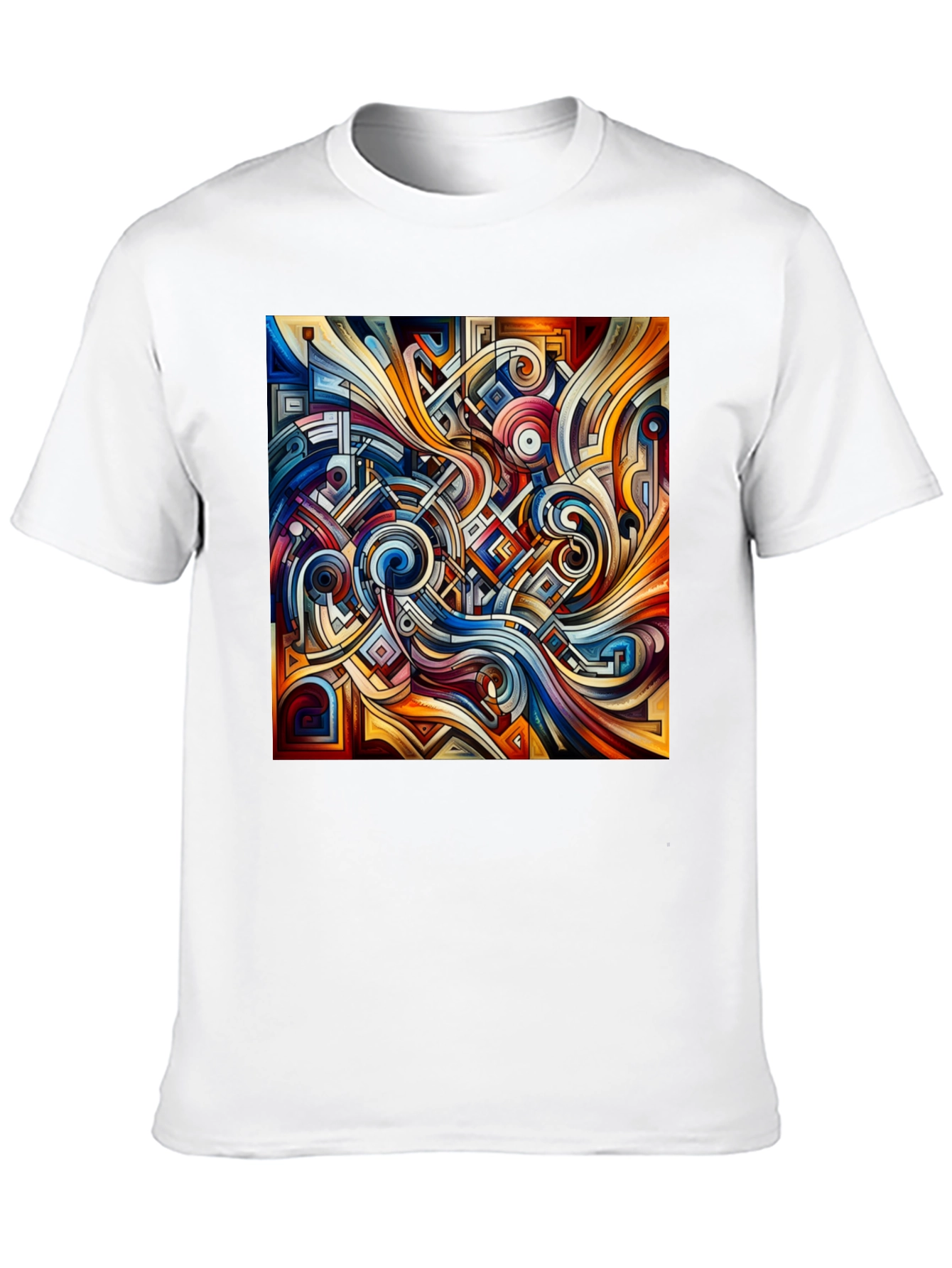 Abstract Art Tee: Modern Graphic Print Shirt