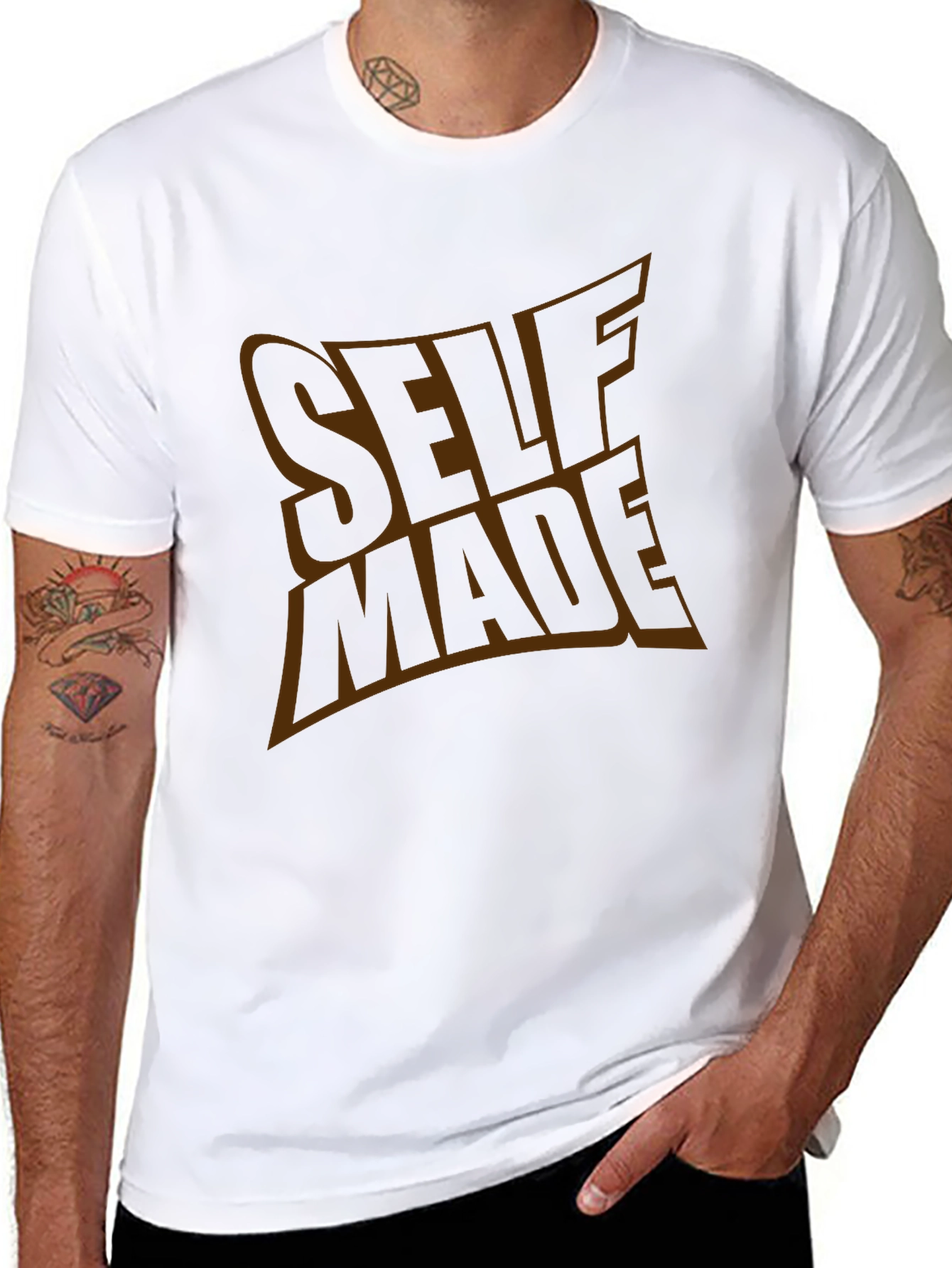 Self Made Graphic Tee - Black