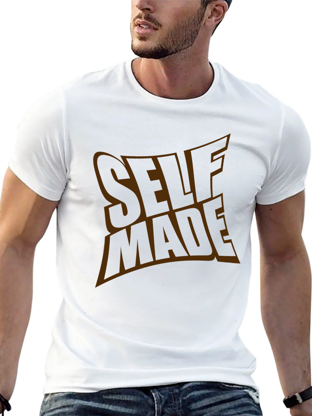 Self Made Graphic Tee - Black