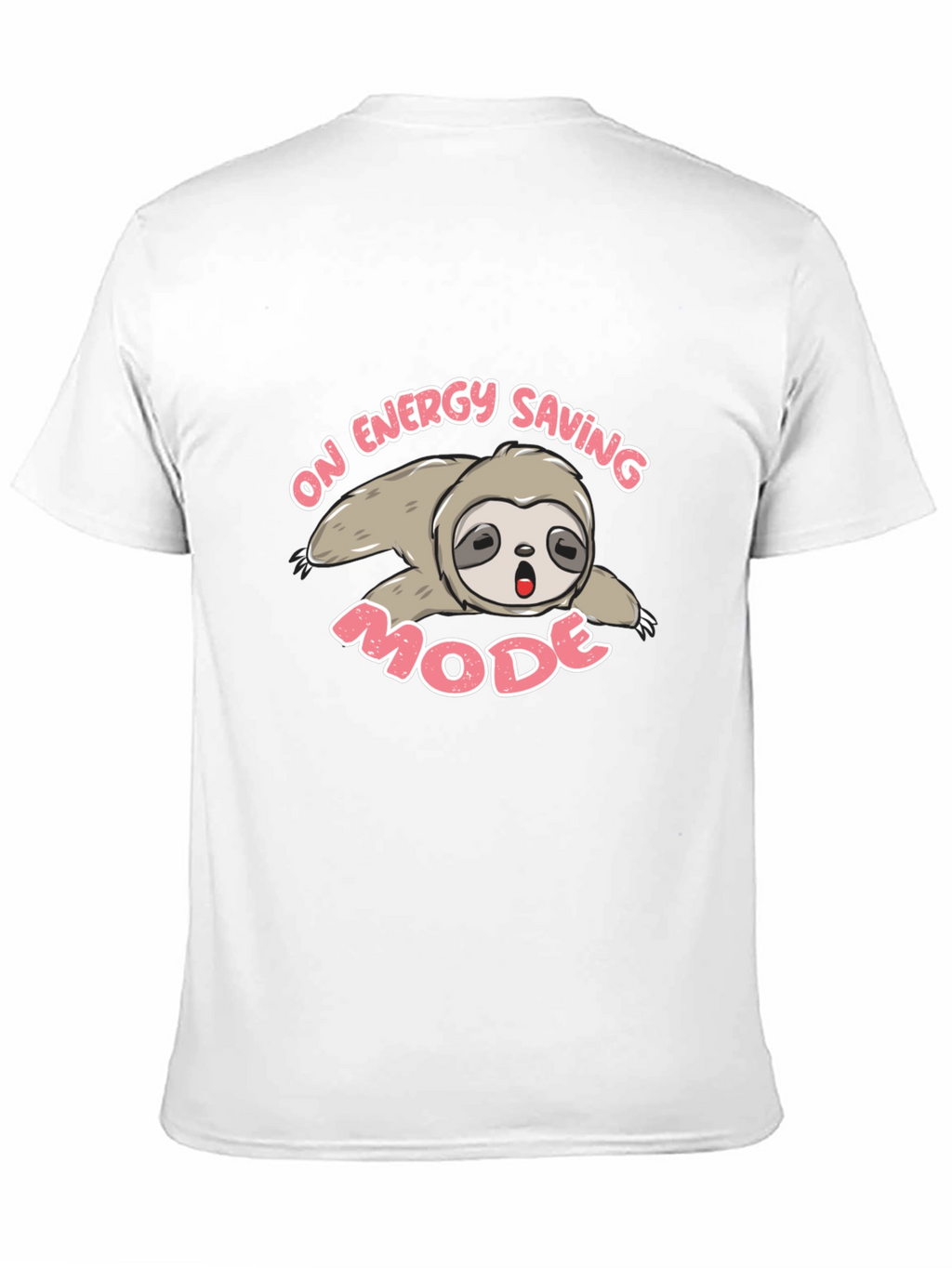 Energy Saving Mode Sloth T-Shirt - Black