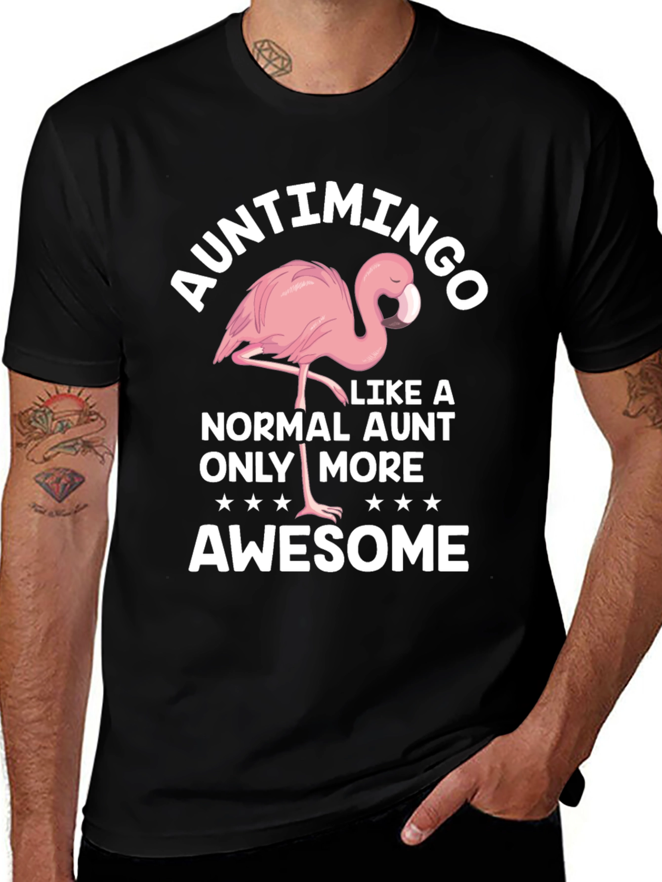 Auntimingo Awesome Aunt T-Shirt