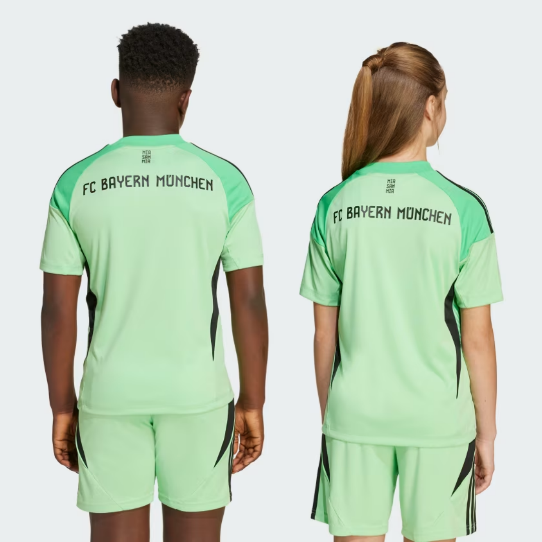 Kid's Bayern Munich Green Goalkeeper Kit 2025/26