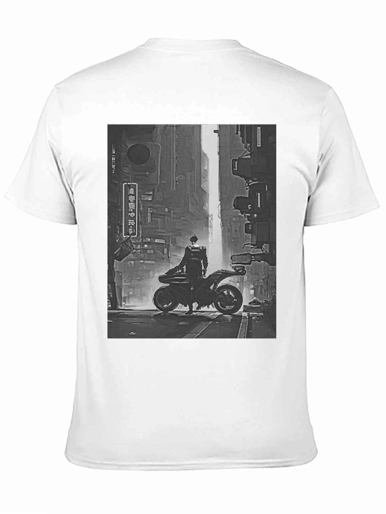 Cyberpunk Rider Graphic Tee