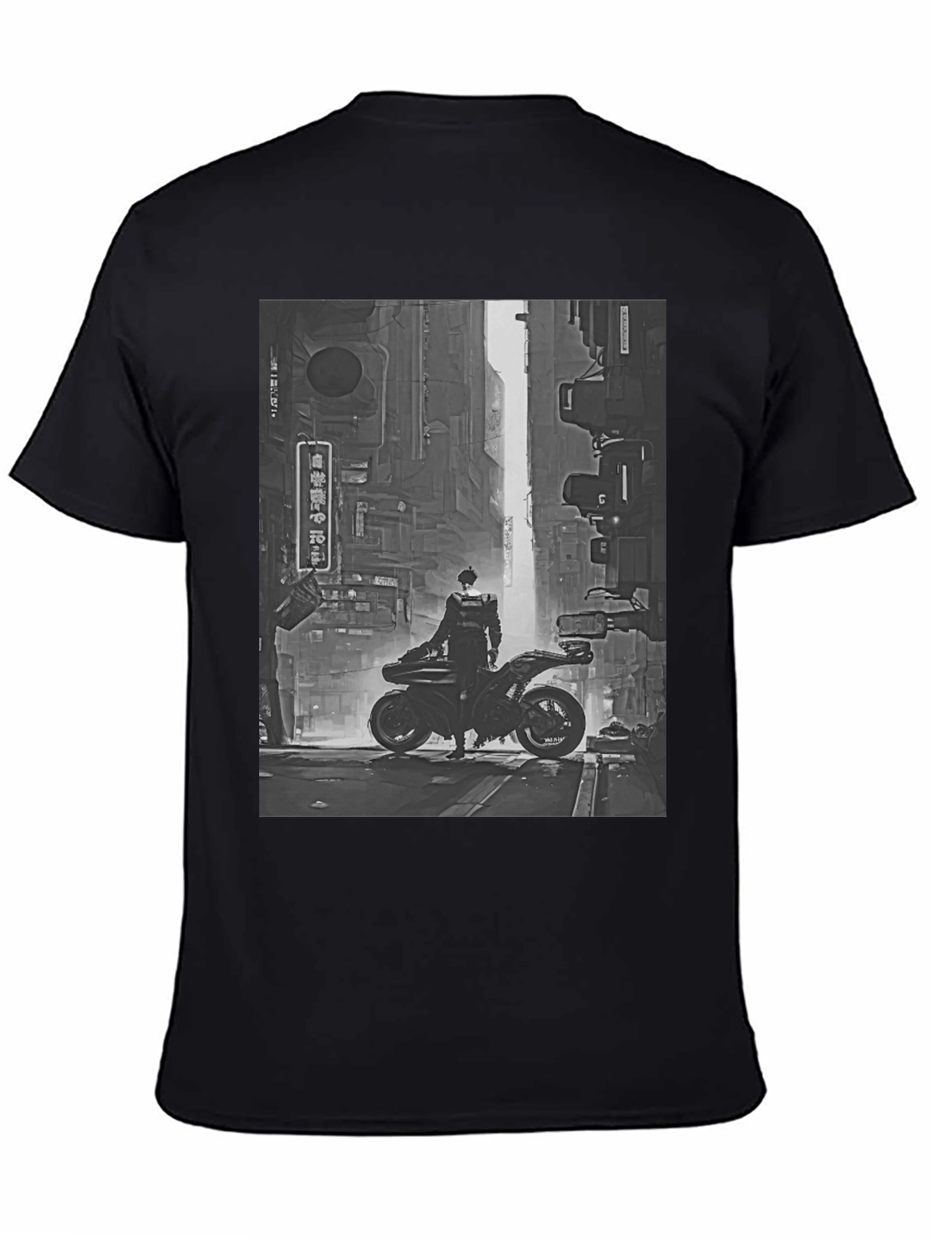 Cyberpunk Rider Graphic Tee