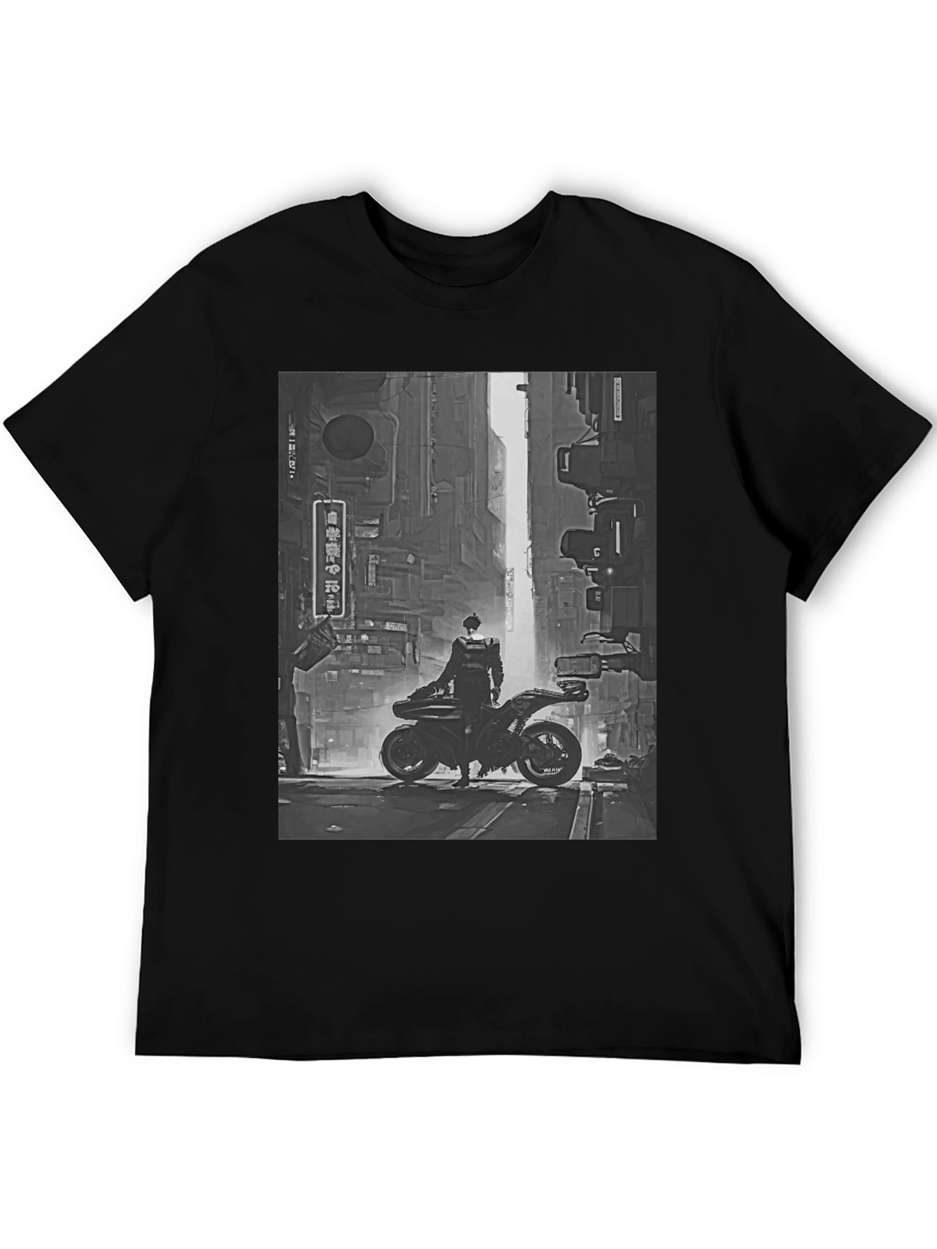 Cyberpunk Rider Graphic Tee