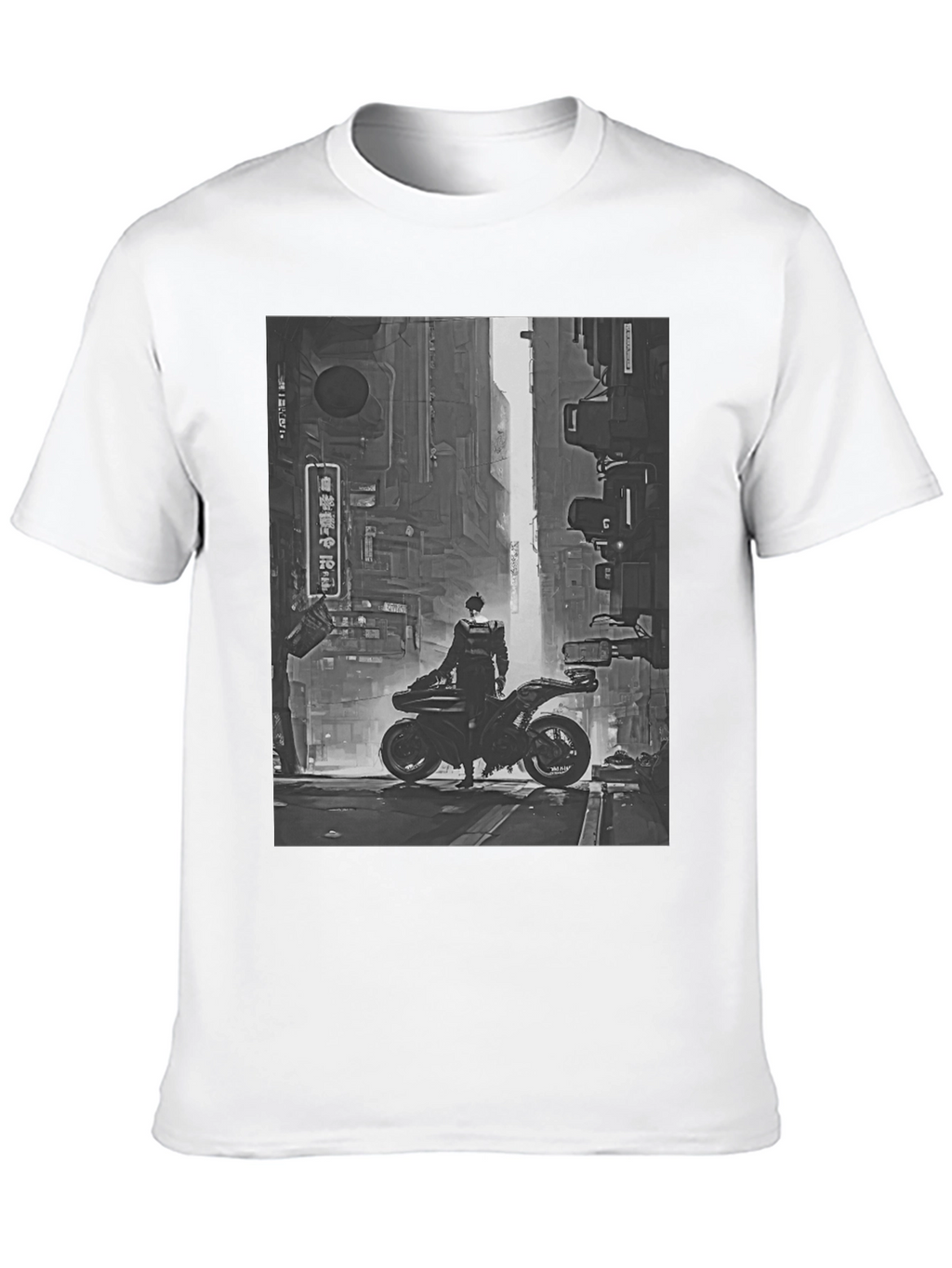 Cyberpunk Rider Graphic Tee