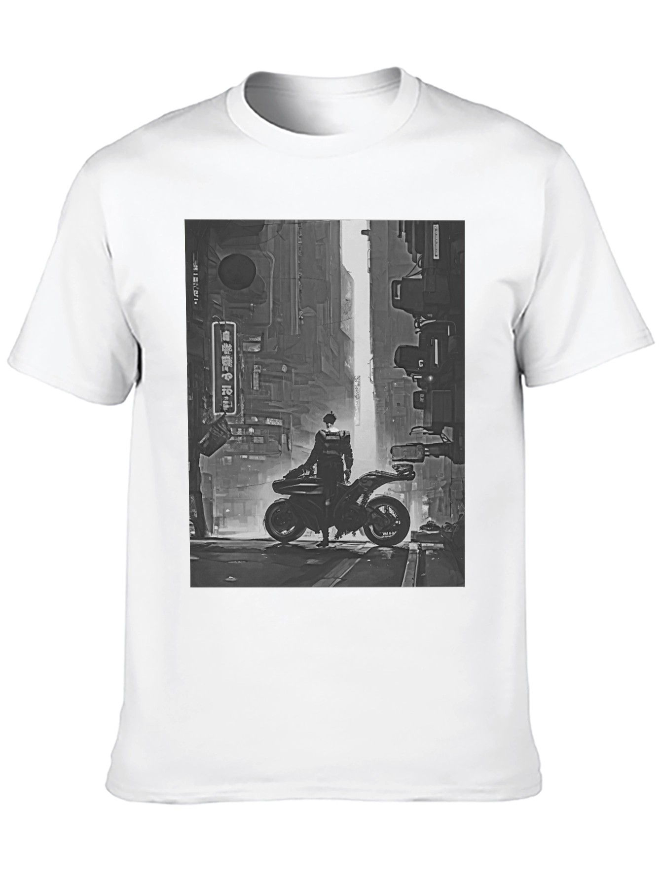 Cyberpunk Rider Graphic Tee