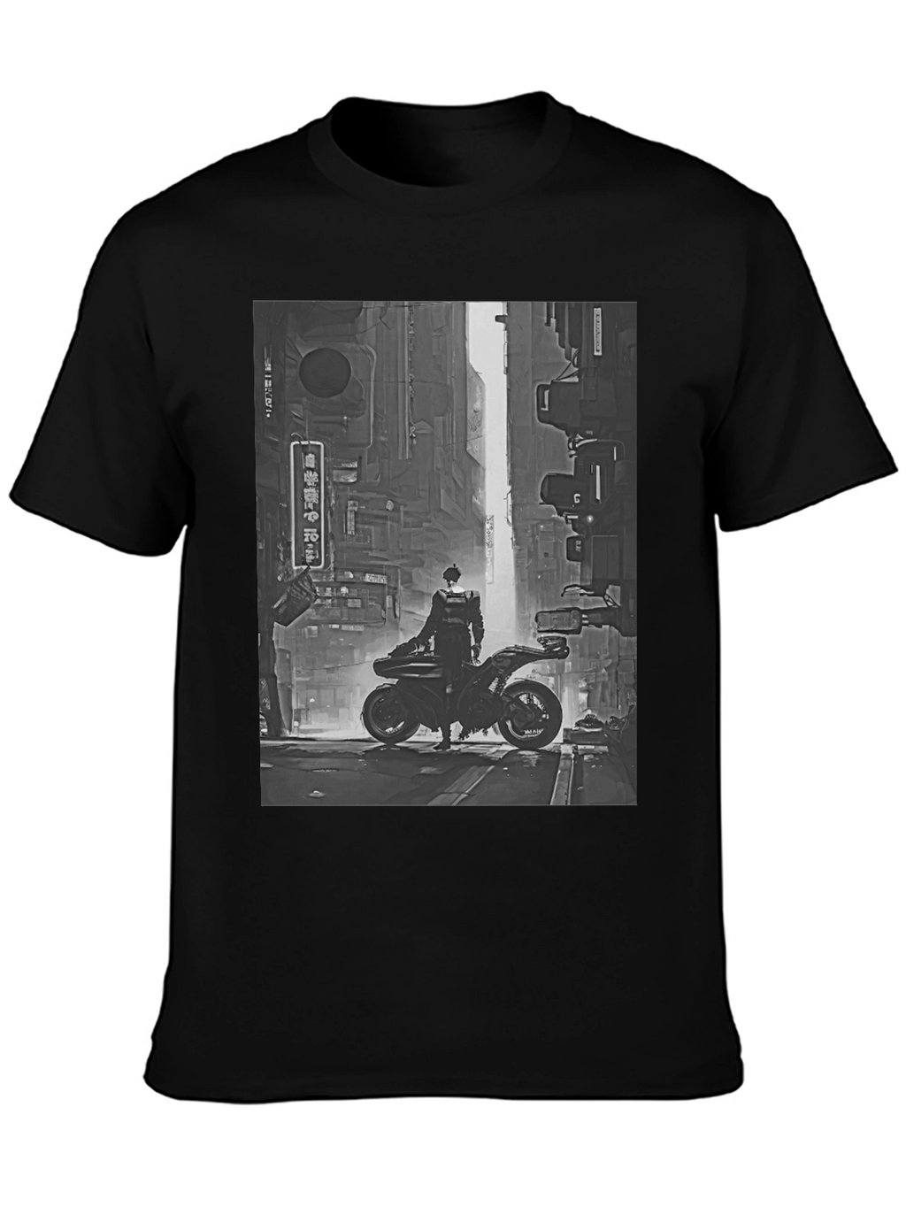 Cyberpunk Rider Graphic Tee