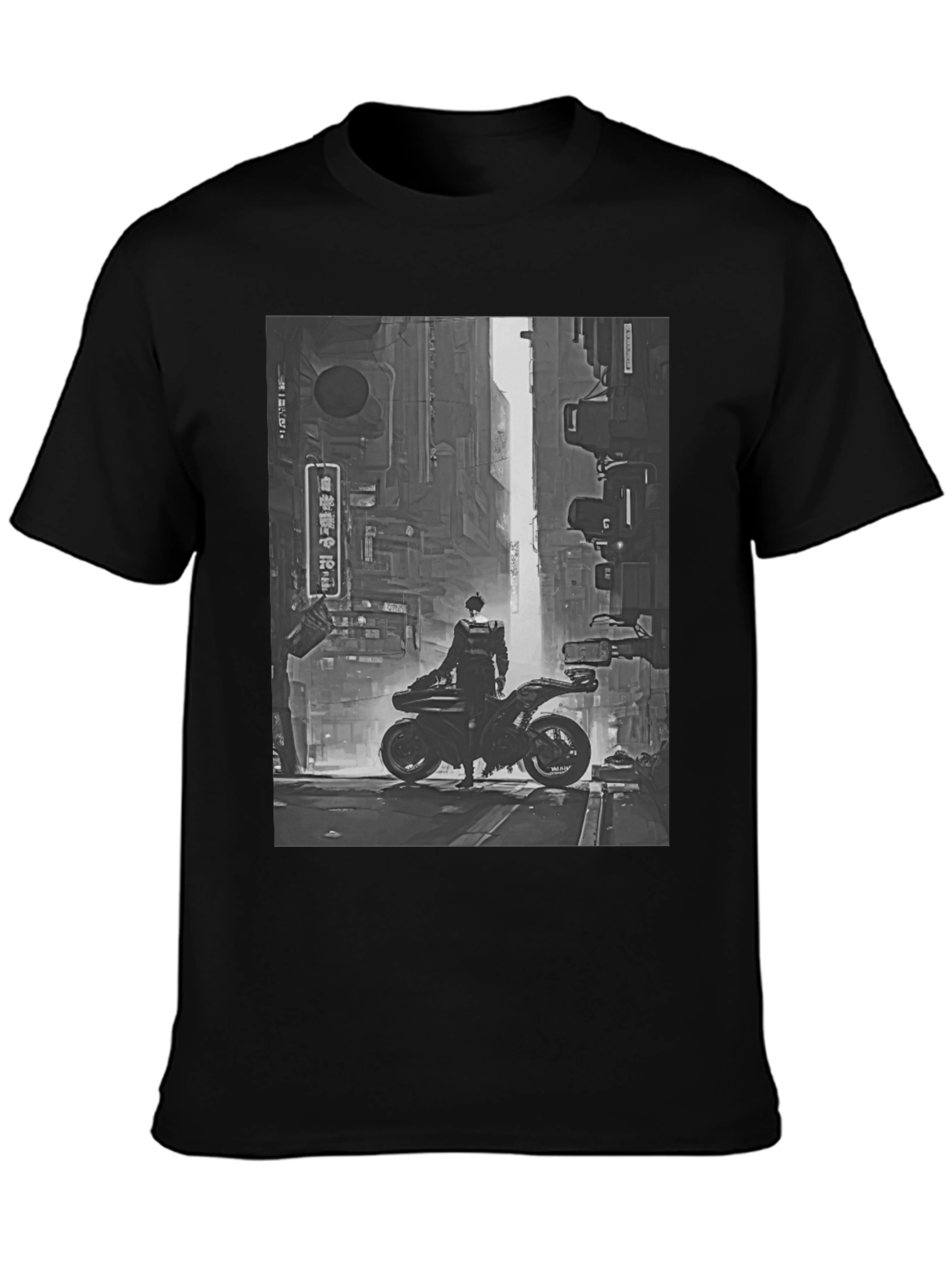 Cyberpunk Rider Graphic Tee