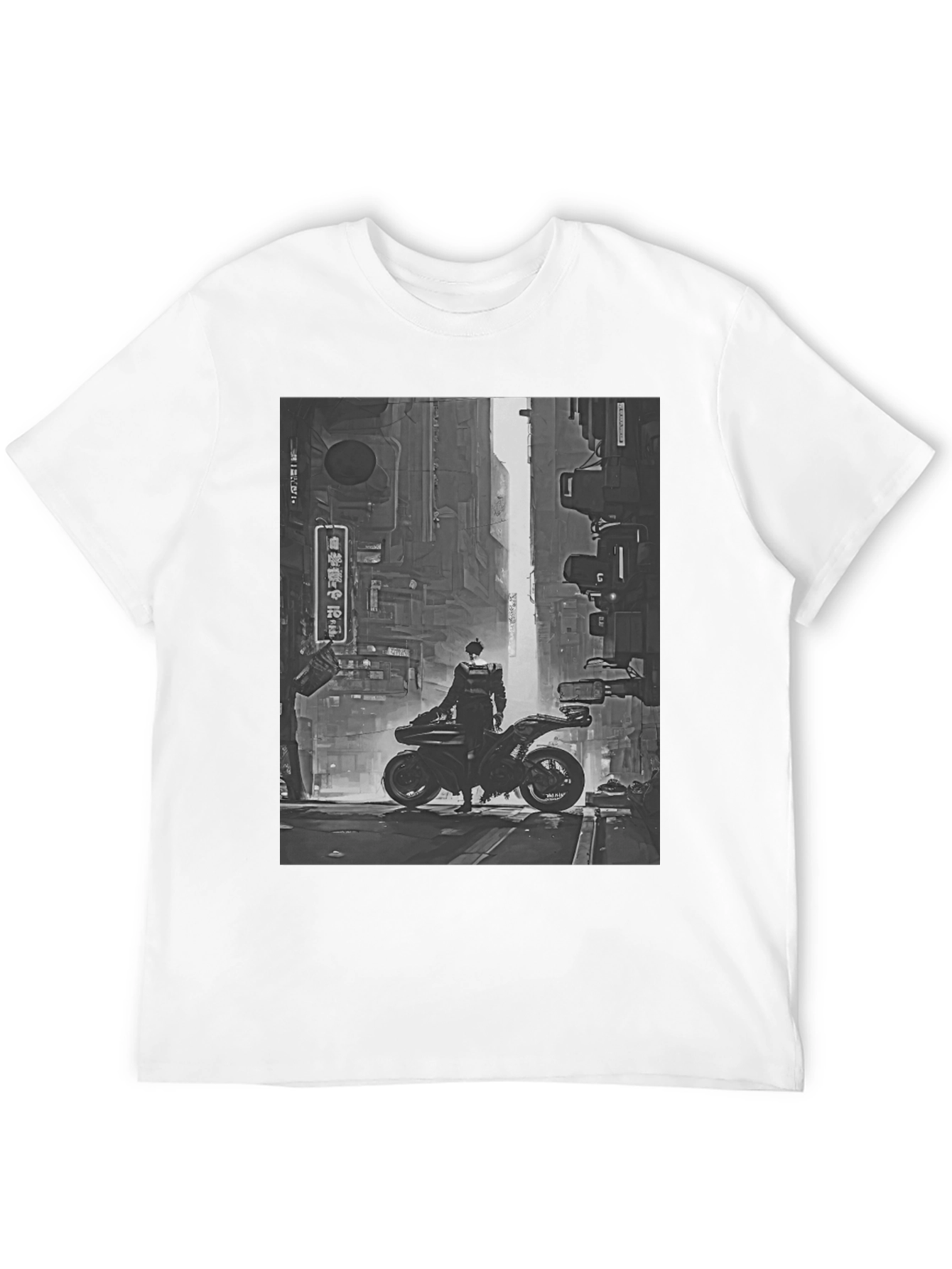 Cyberpunk Rider Graphic Tee