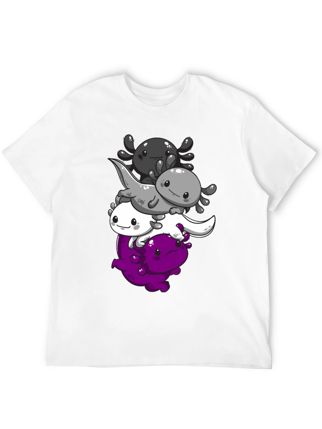 Axolotl Asexual Pride T-Shirt