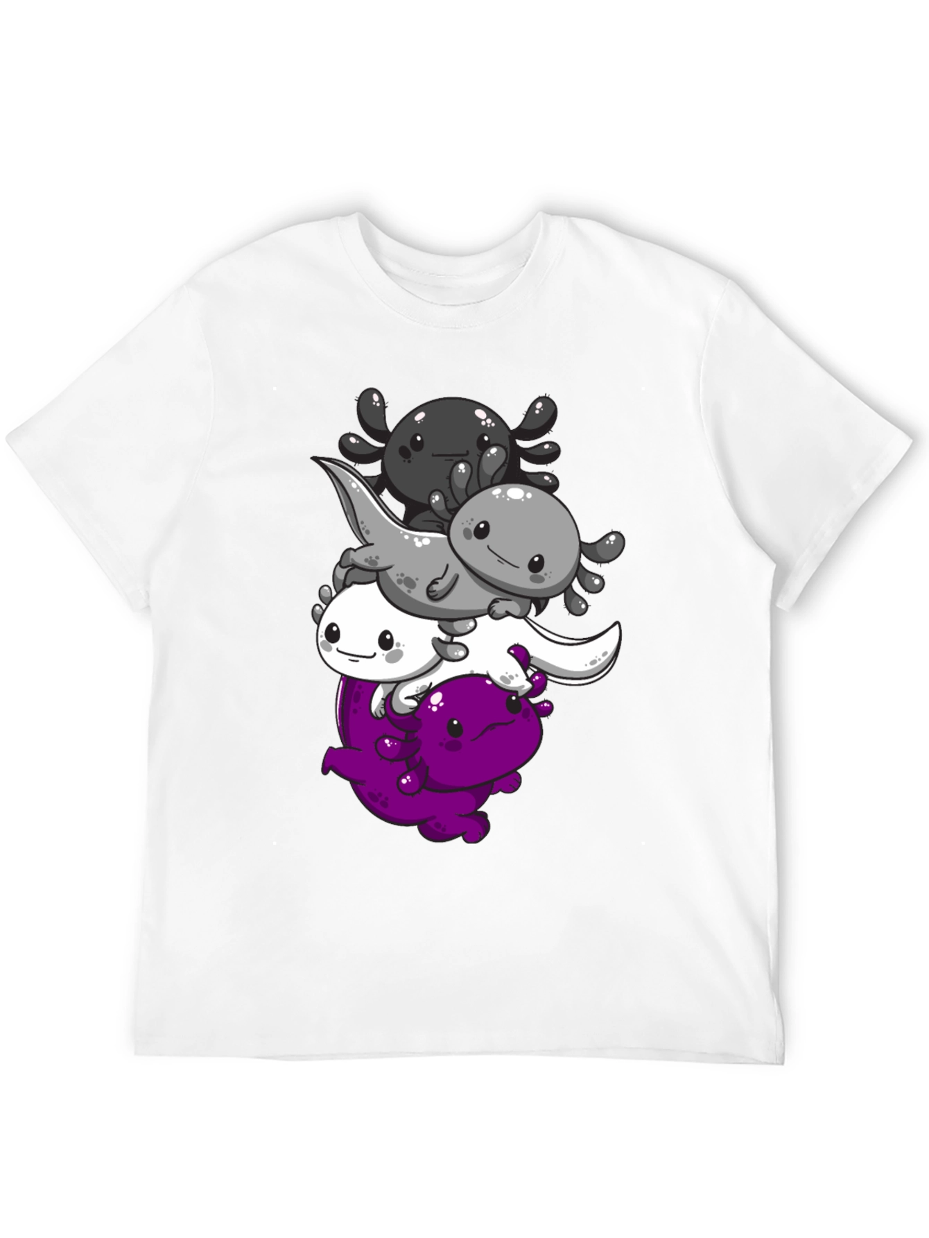 Axolotl Asexual Pride T-Shirt