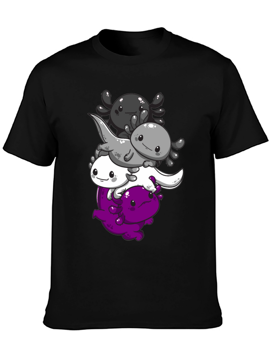 Axolotl Asexual Pride T-Shirt