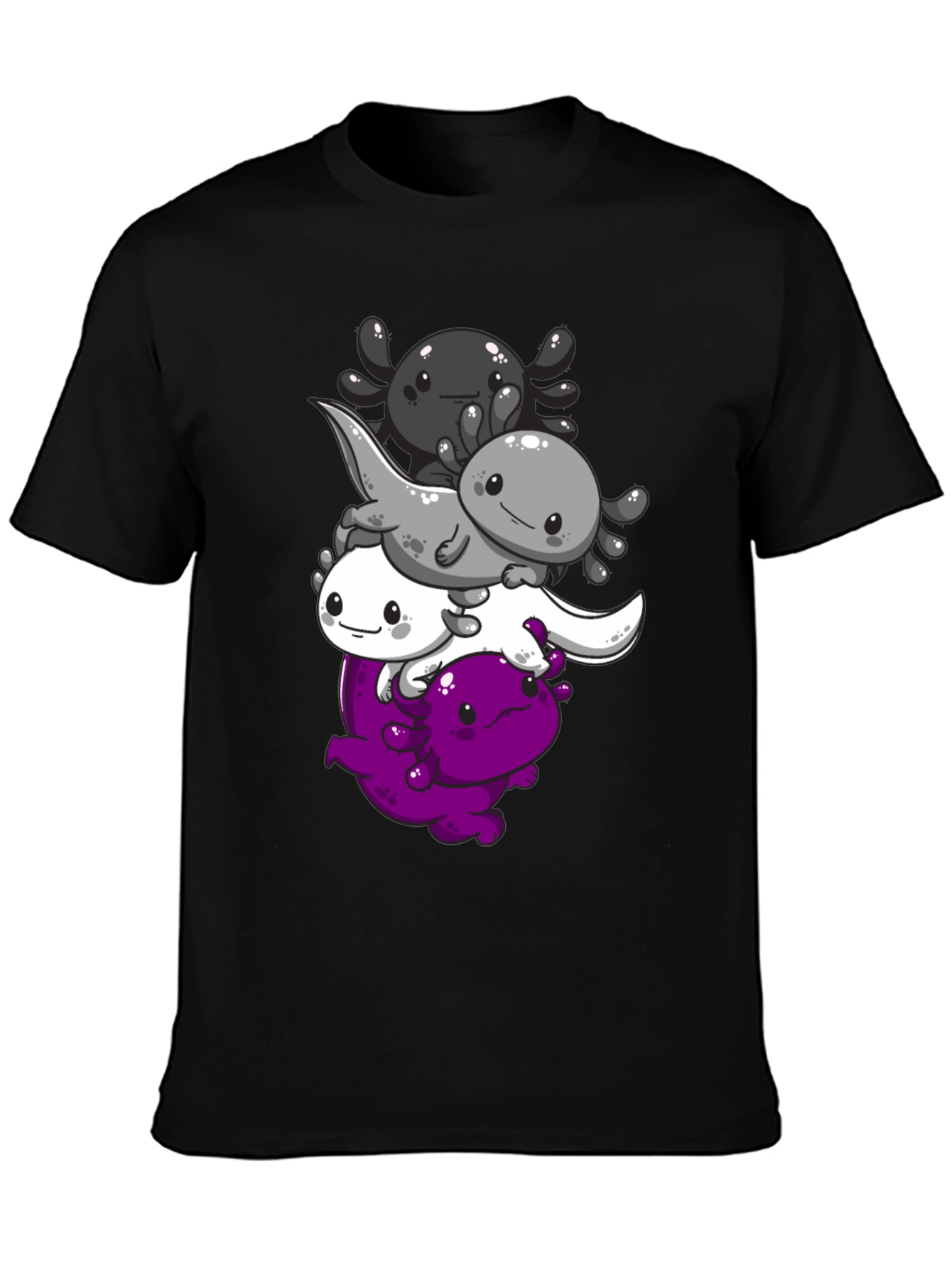 Axolotl Asexual Pride T-Shirt