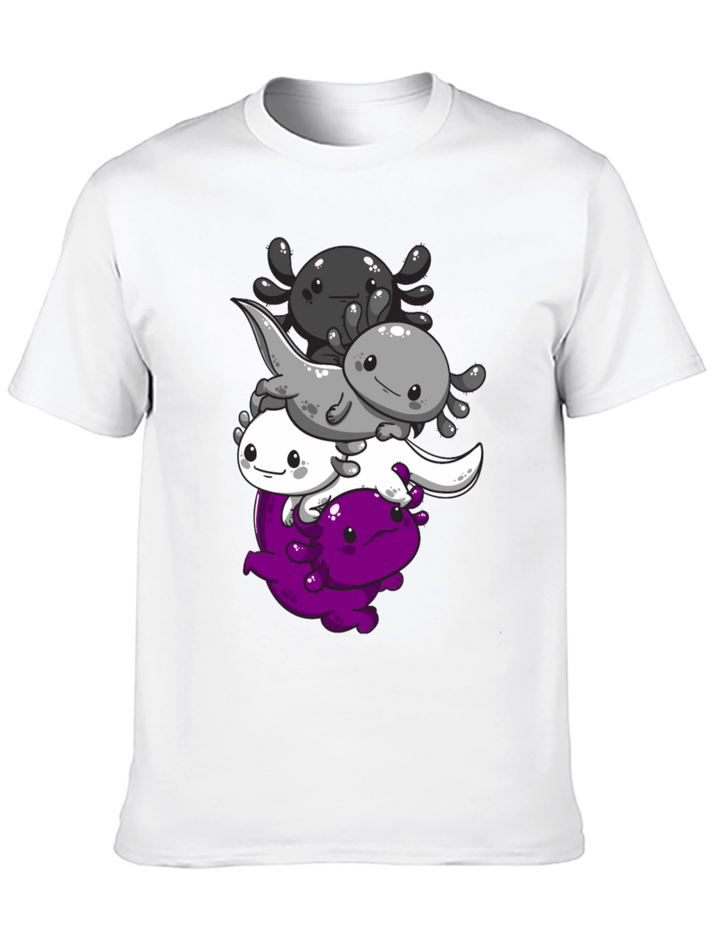 Axolotl Asexual Pride T-Shirt