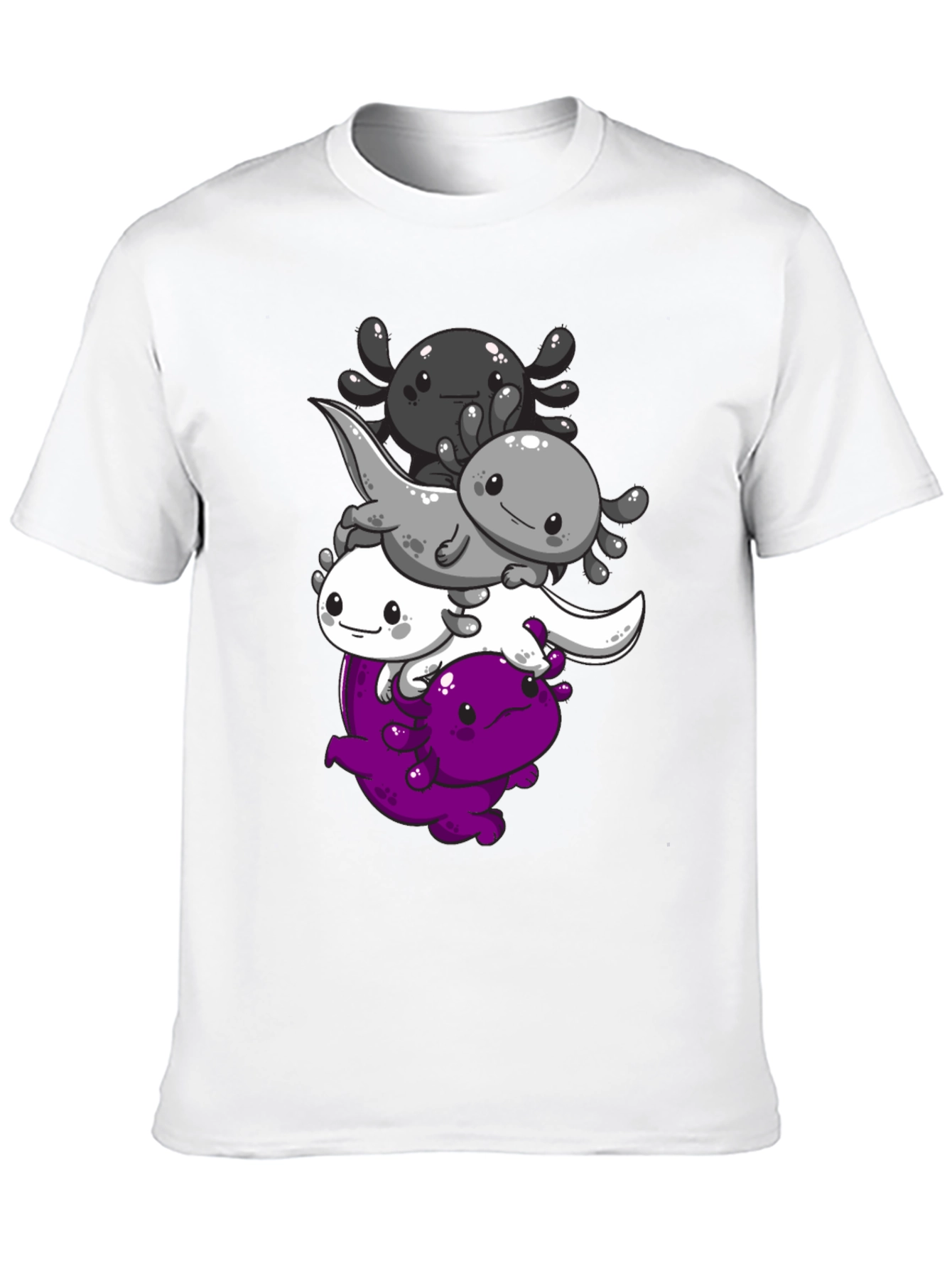 Axolotl Asexual Pride T-Shirt