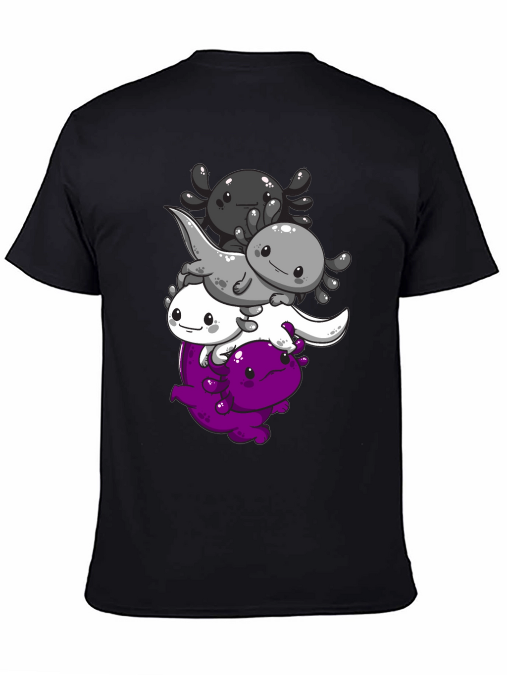 Axolotl Asexual Pride T-Shirt