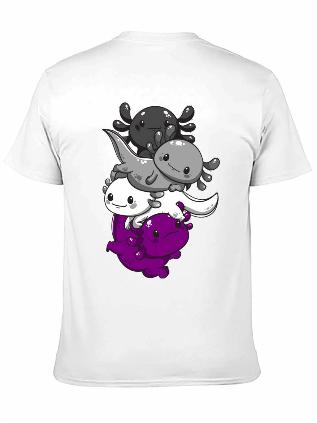 Axolotl Asexual Pride T-Shirt