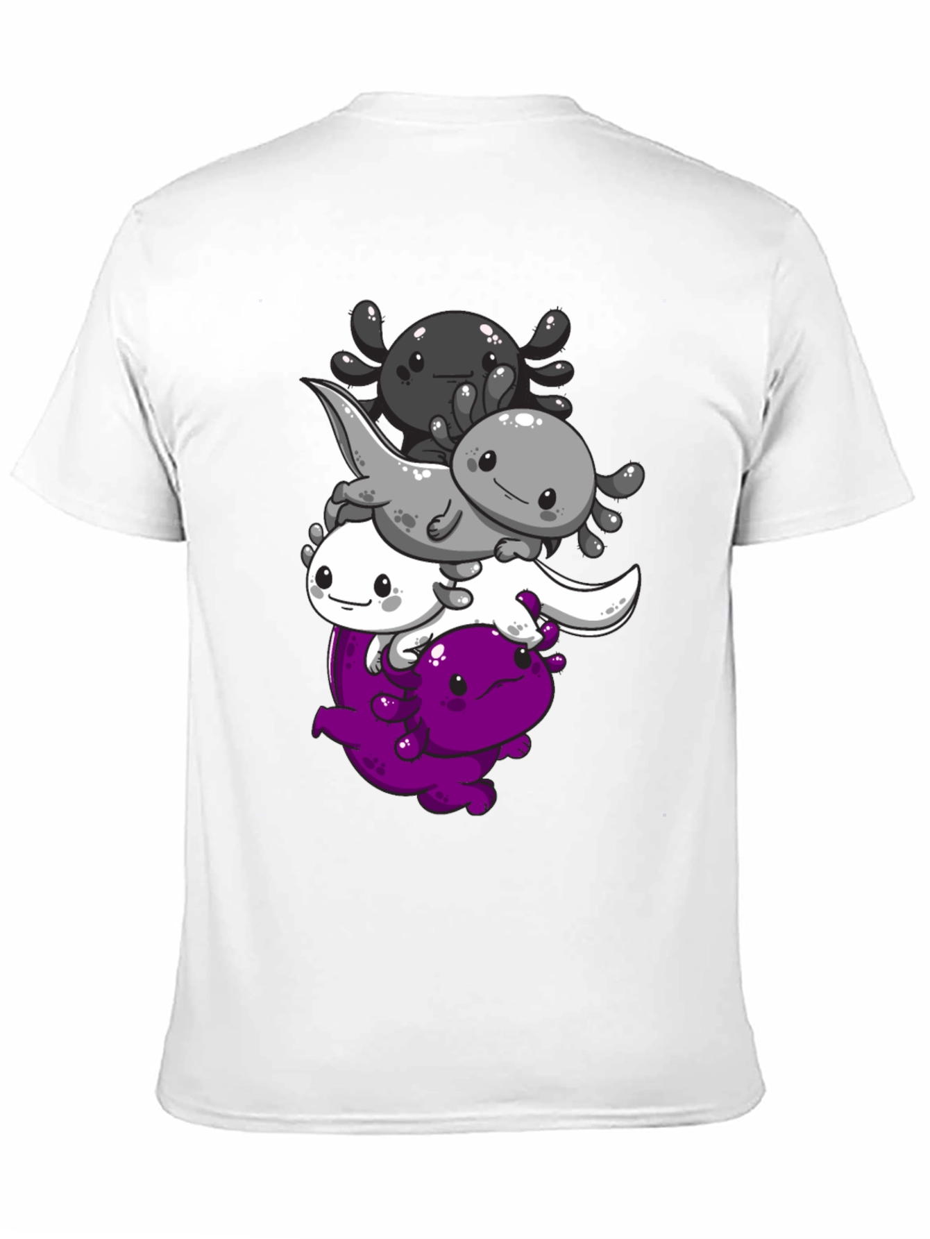 Axolotl Asexual Pride T-Shirt