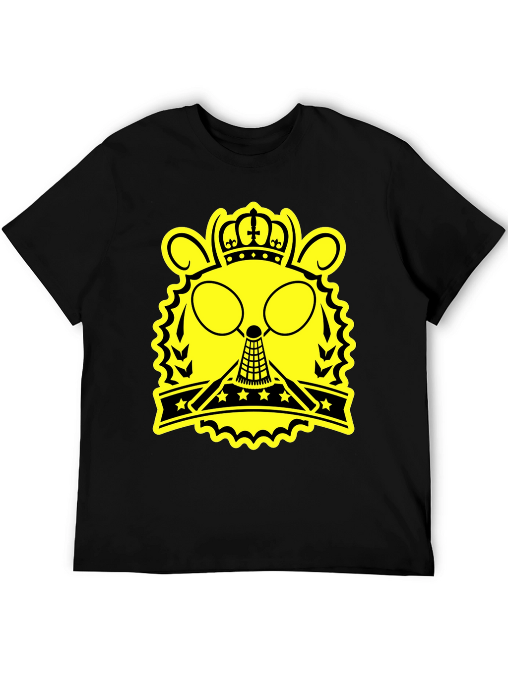 Badminton King Graphic T-Shirt - Black