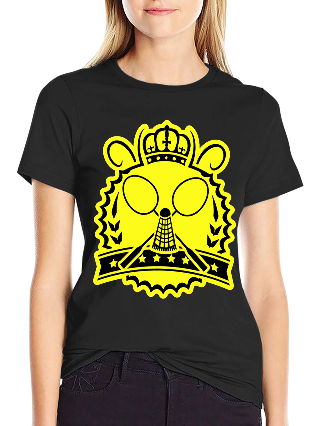 Badminton King Graphic T-Shirt - Black