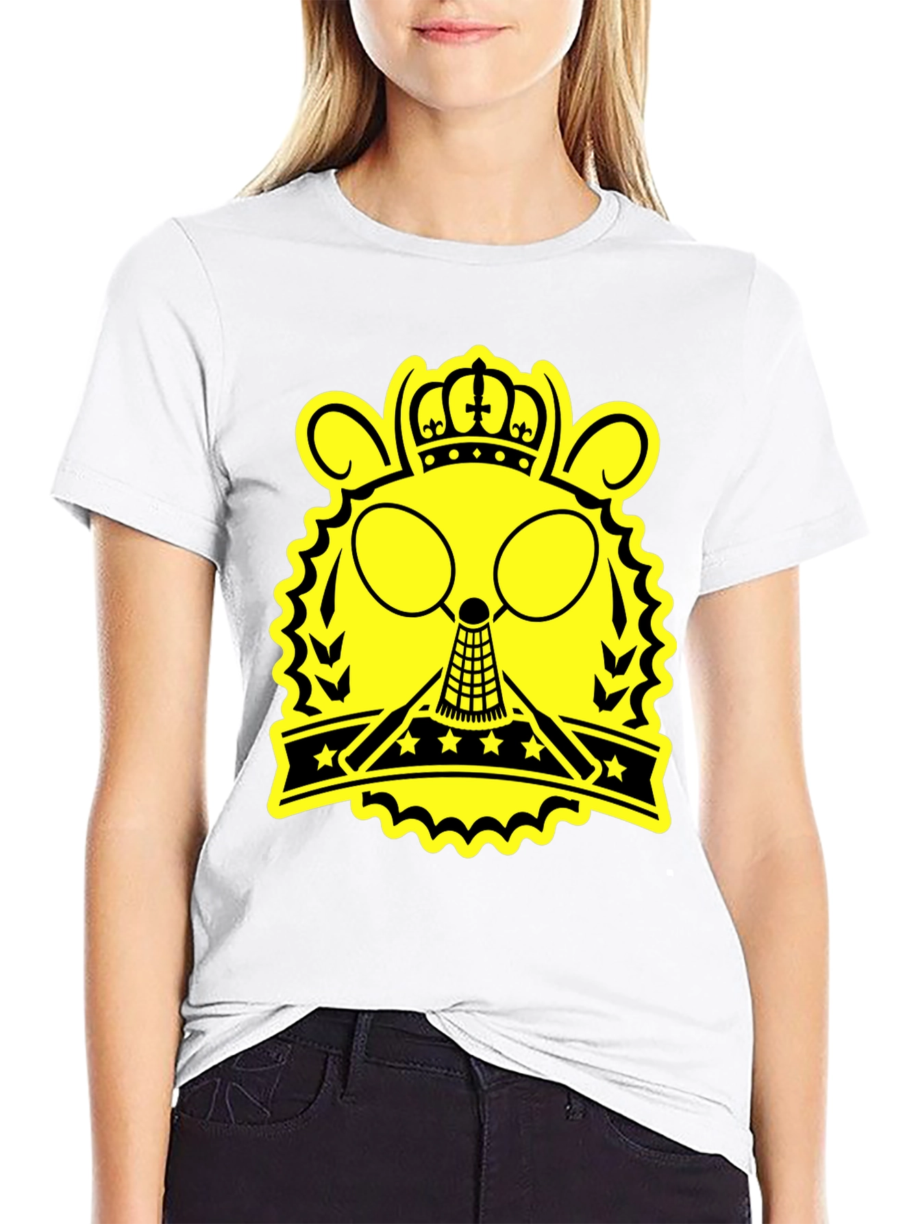 Badminton King Graphic T-Shirt - Black