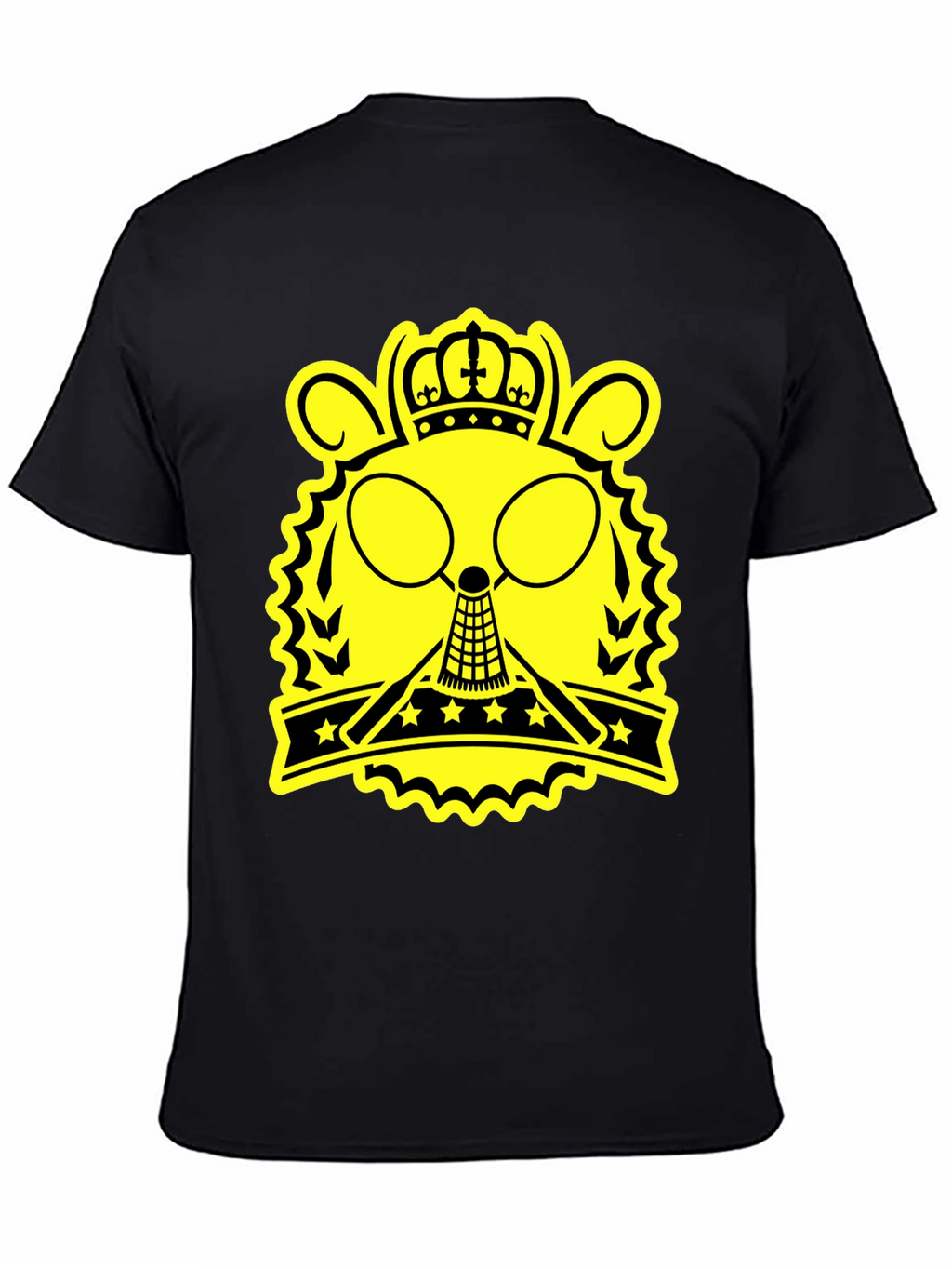 Badminton King Graphic T-Shirt - Black