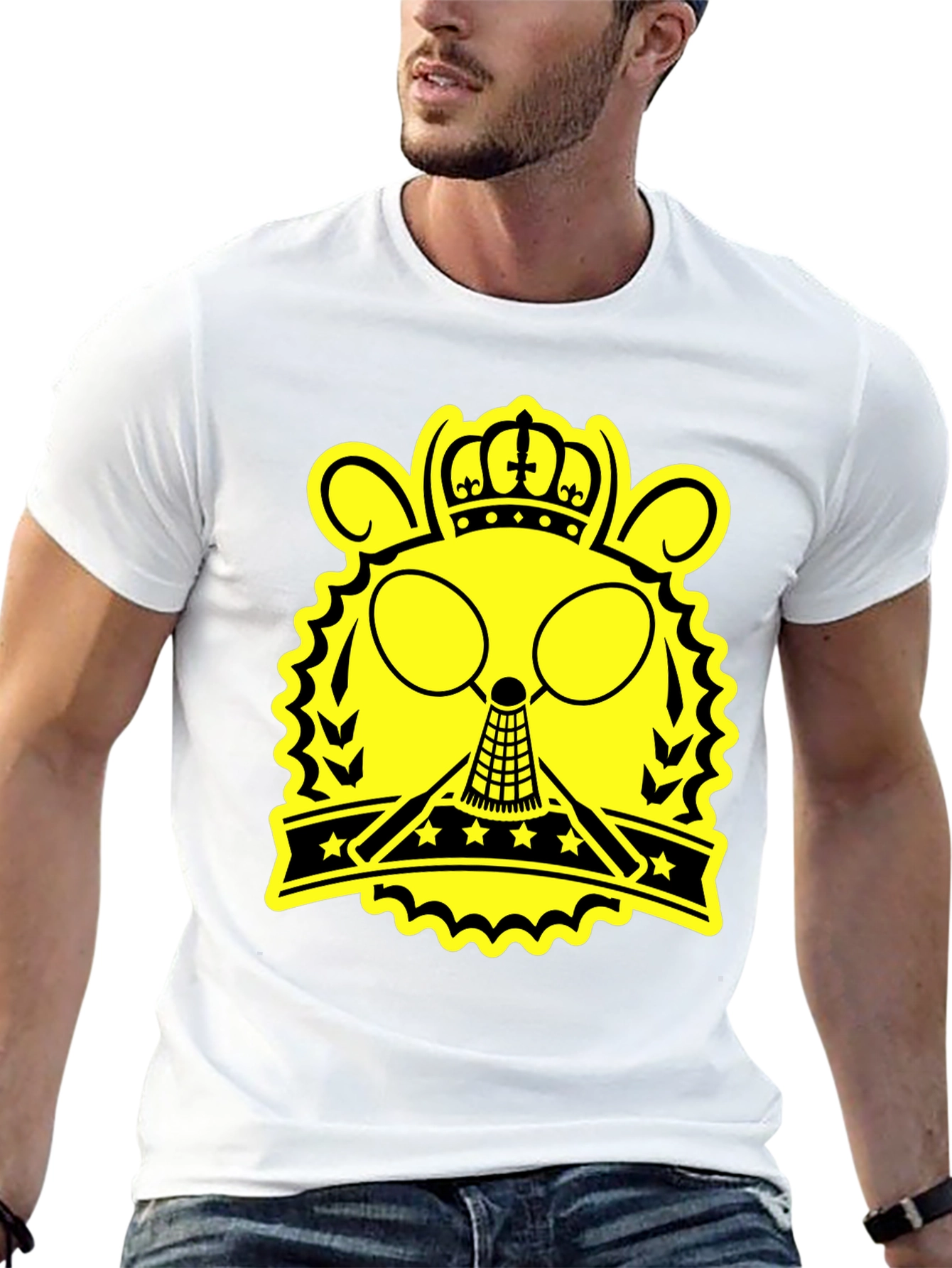 Badminton King Graphic T-Shirt - Black