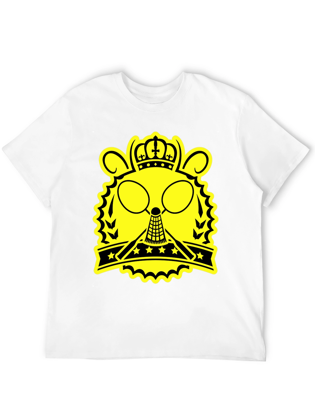 Badminton King Graphic T-Shirt - Black
