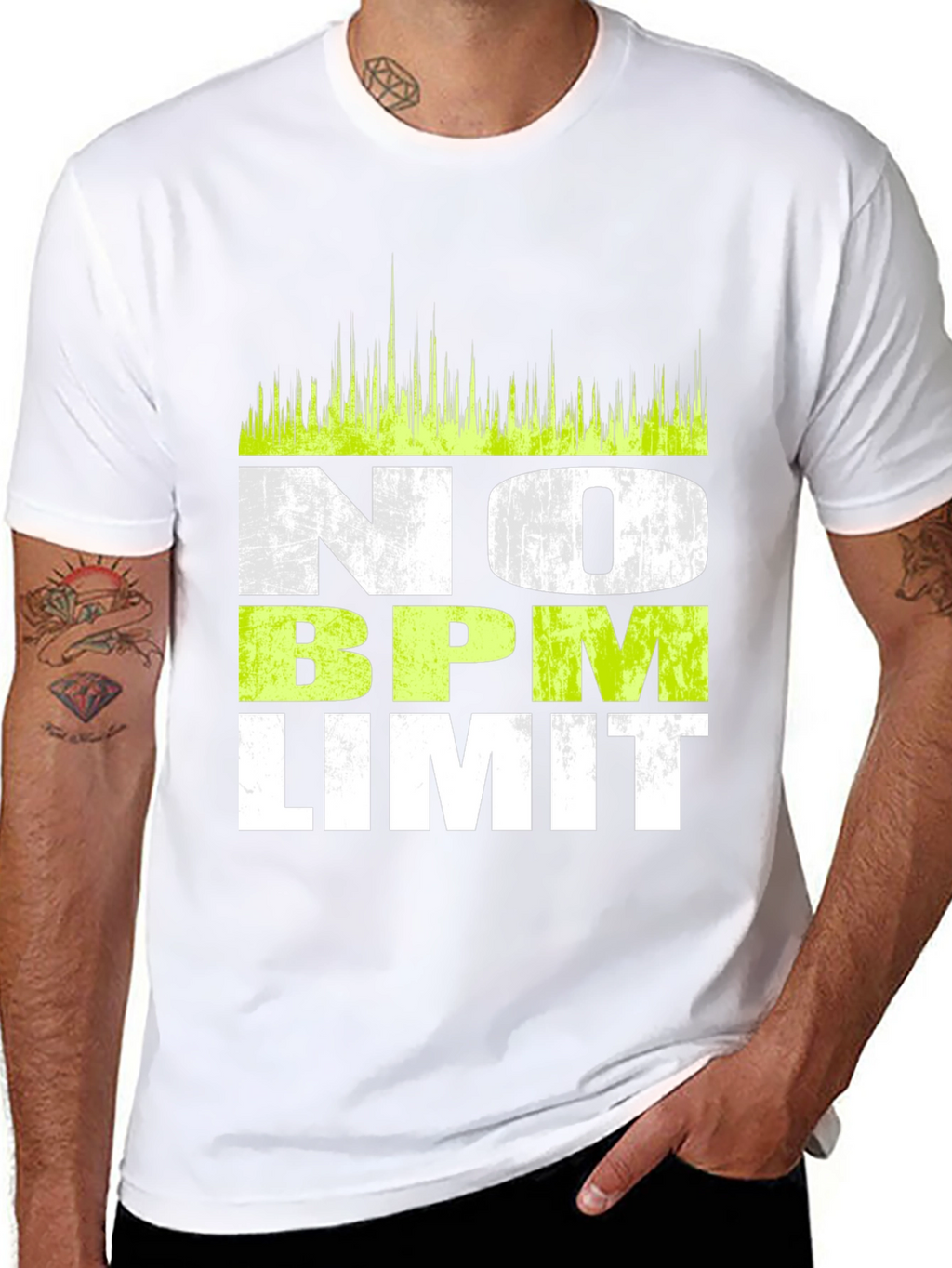 No BPM Limit Black Graphic T-Shirt
