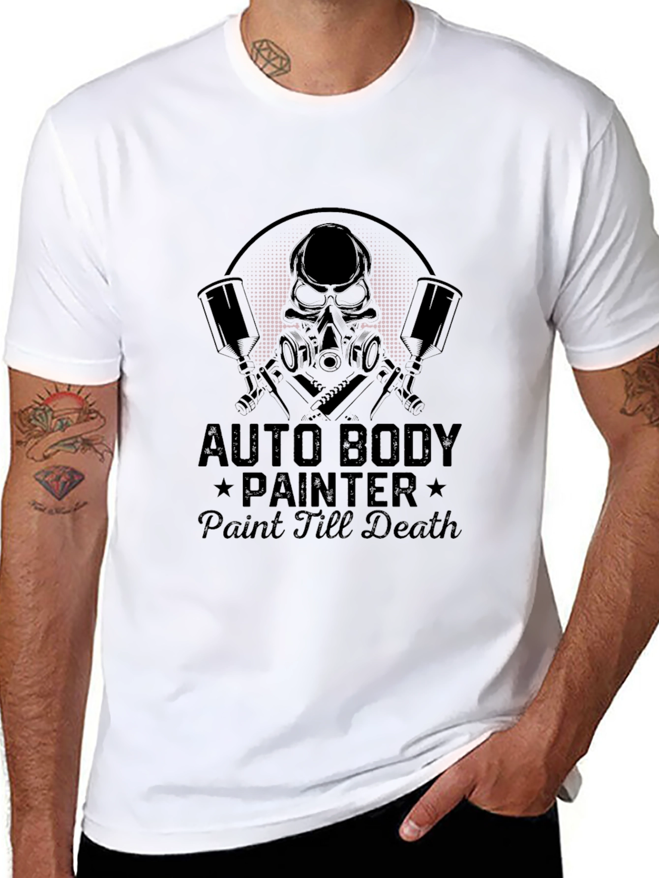 Auto Body Painter T-Shirt - Paint Till Death